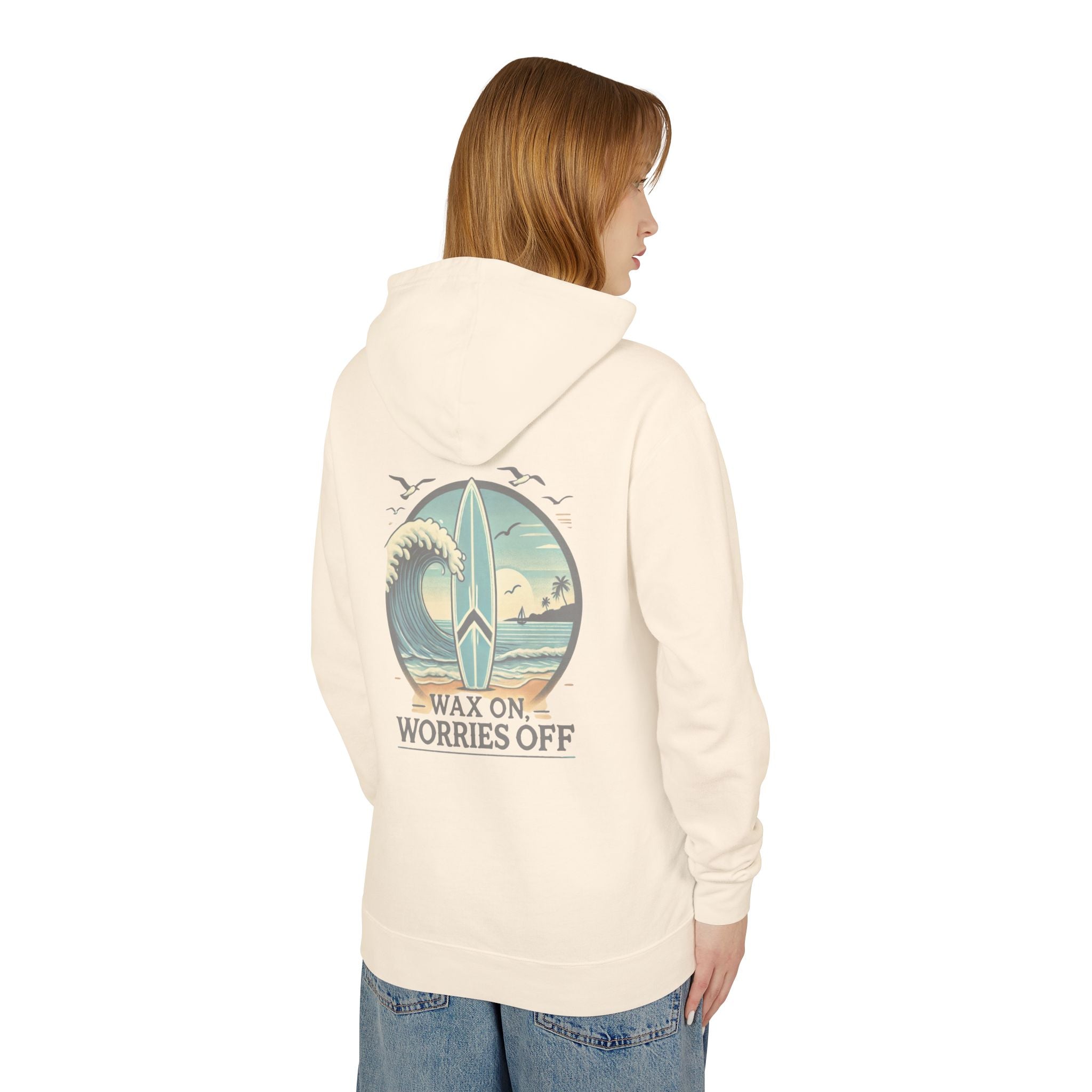Wave Crest 'Wax On' Hoodie - Acapulco Green
