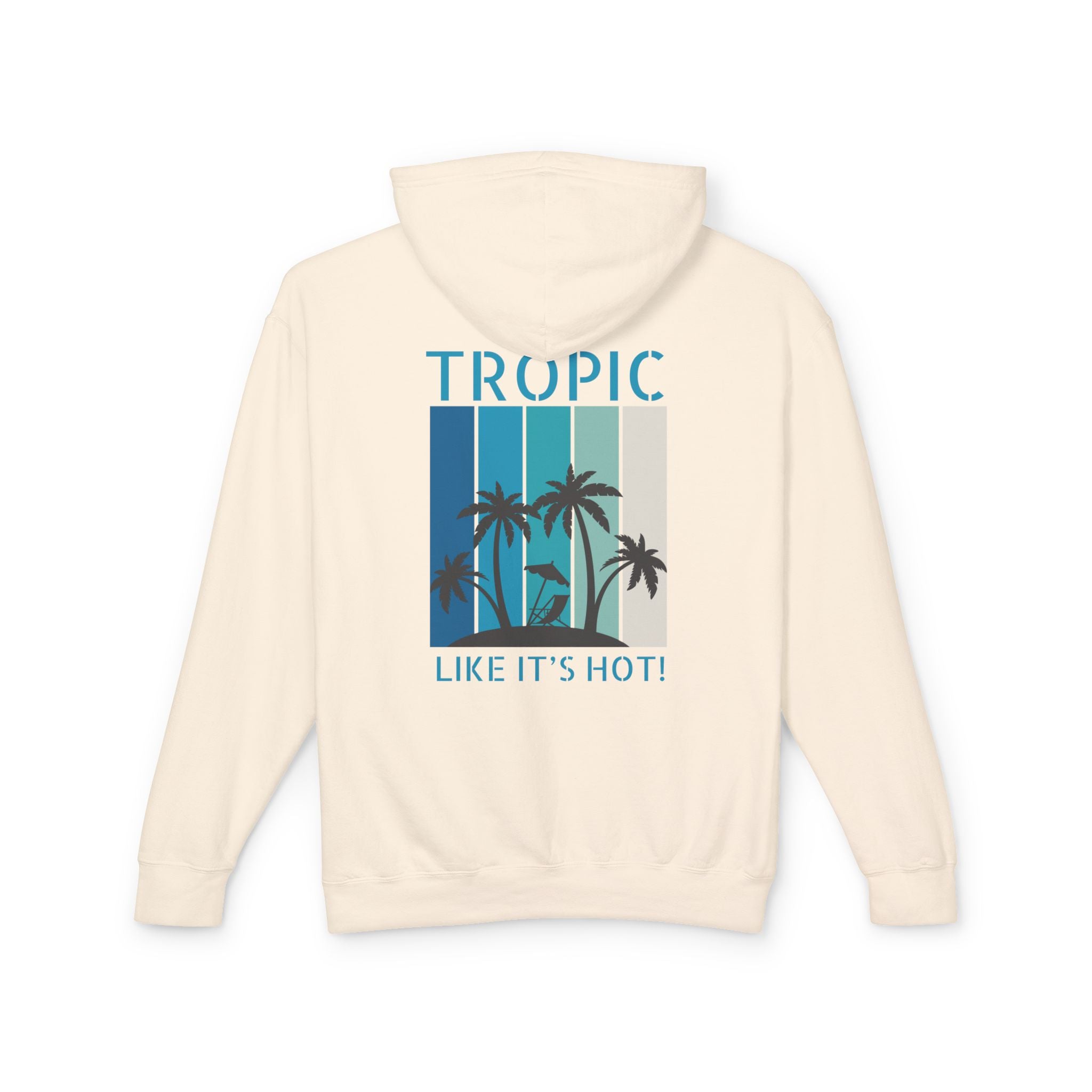 Tropic Panels Hoodie - Big Blue Sky