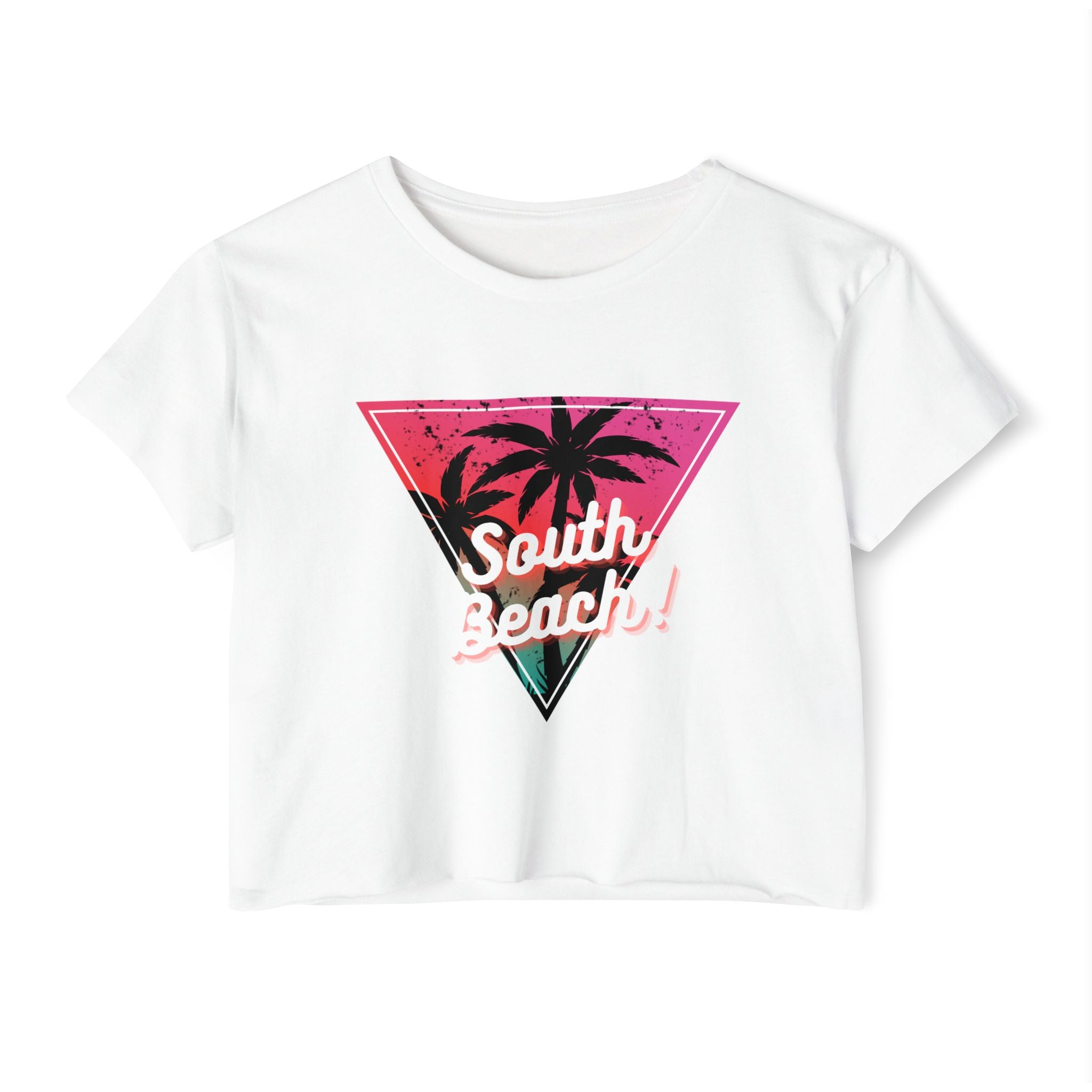 Watermelon Paradise 'South Beach' Festival Crop Top