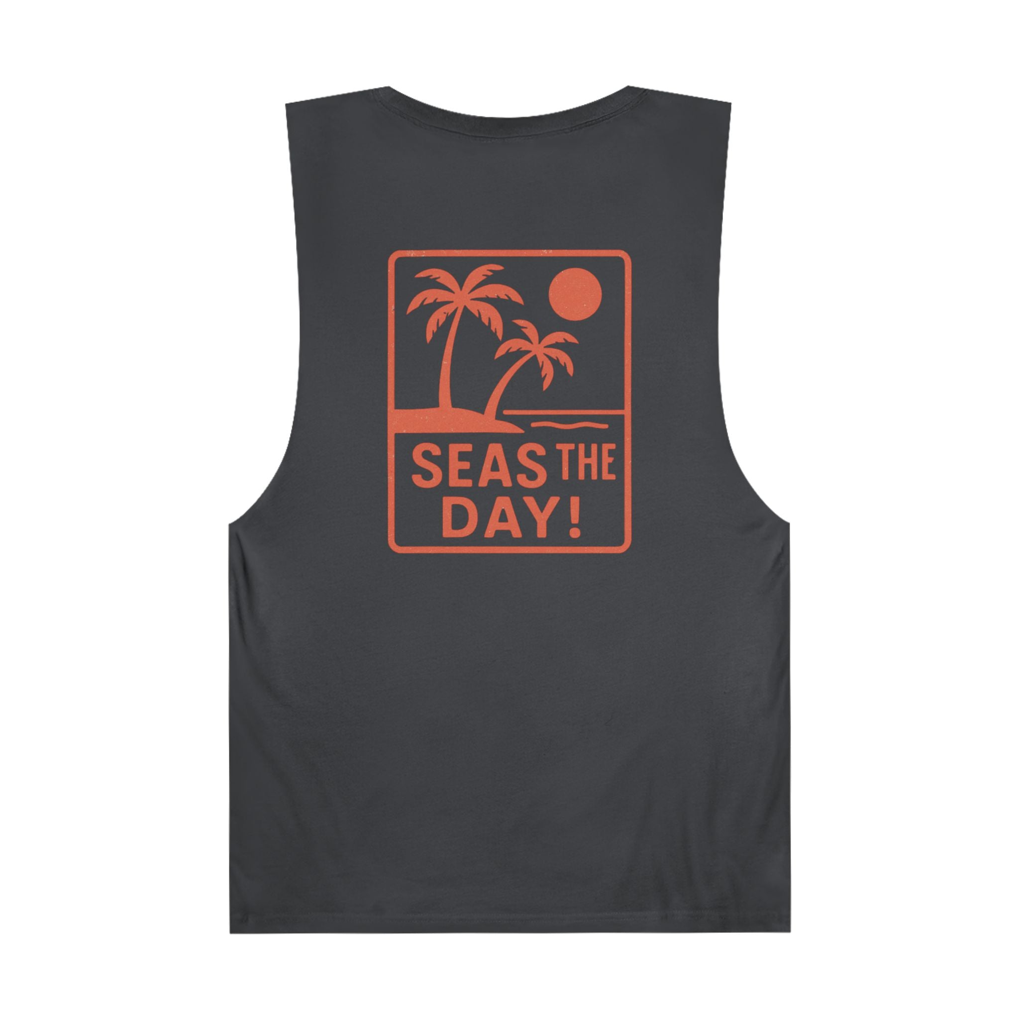 Tropic Beach 'Seas the Day' Chill Tank - Sunset Orange