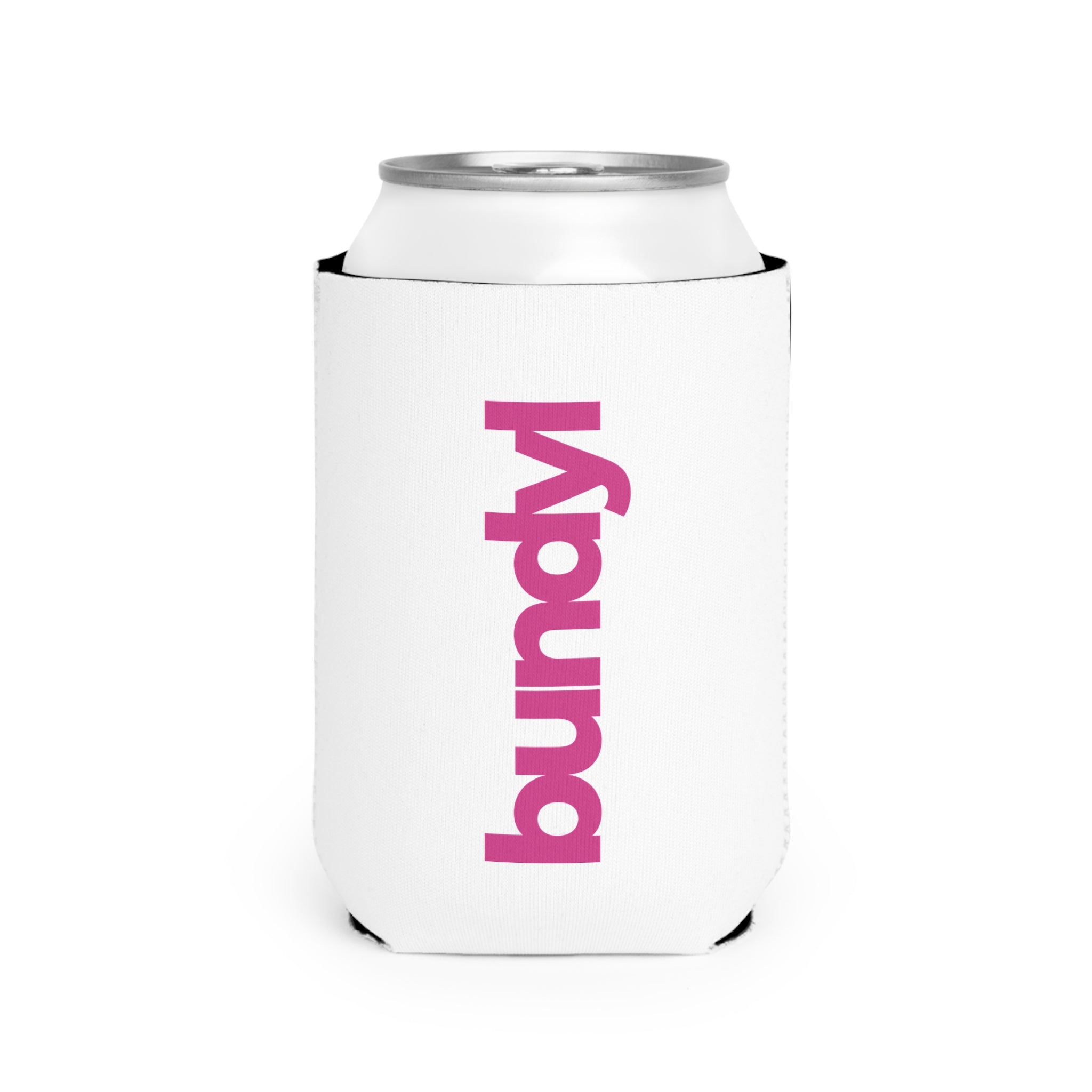 bundyl Logo Can Cooler - Hot Summer Pink