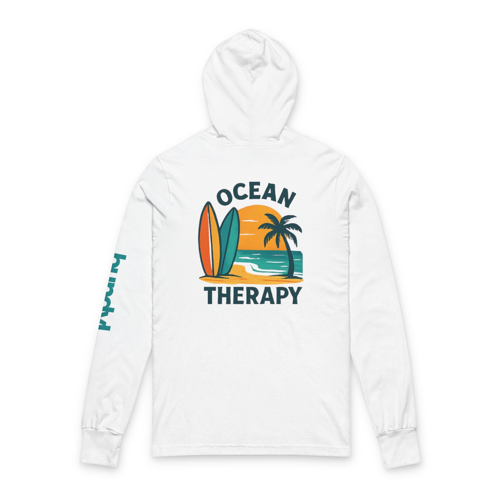Ocean Therapy Long Sleeve Hooded Tee - Boards Up