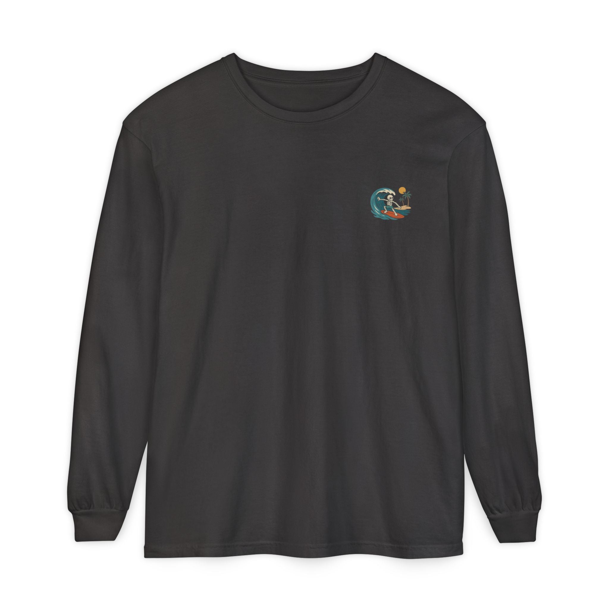 Skully 'Let's Boogie!' Long Sleeve Tee - Pocket Only