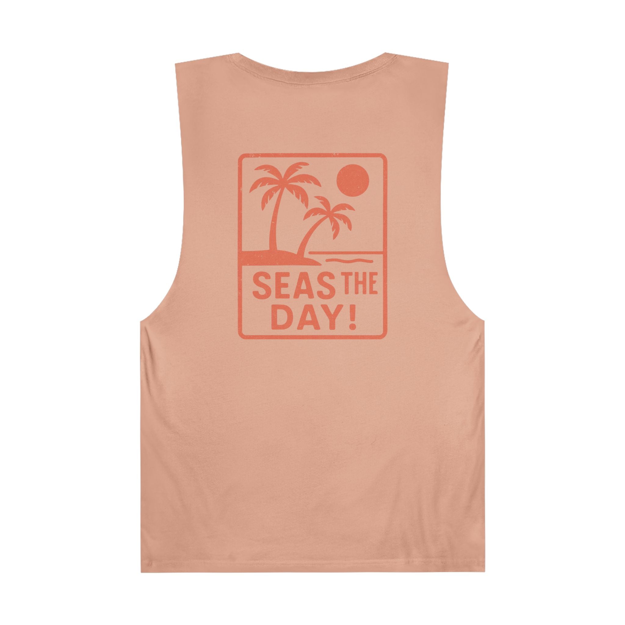 Tropic Beach 'Seas the Day' Chill Tank - Sunset Orange