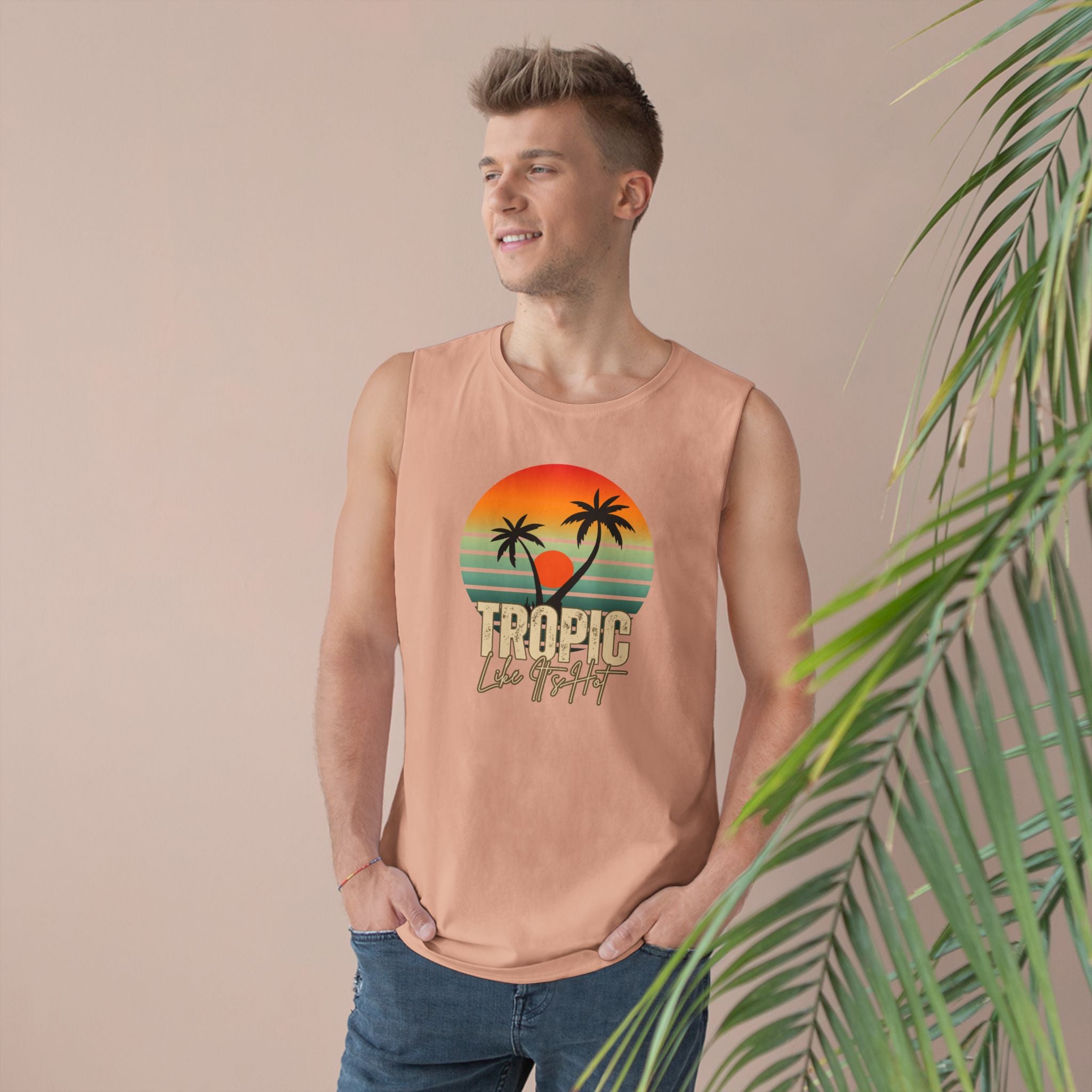 'Tropic Like It's Hot' Sunset Chill Tank