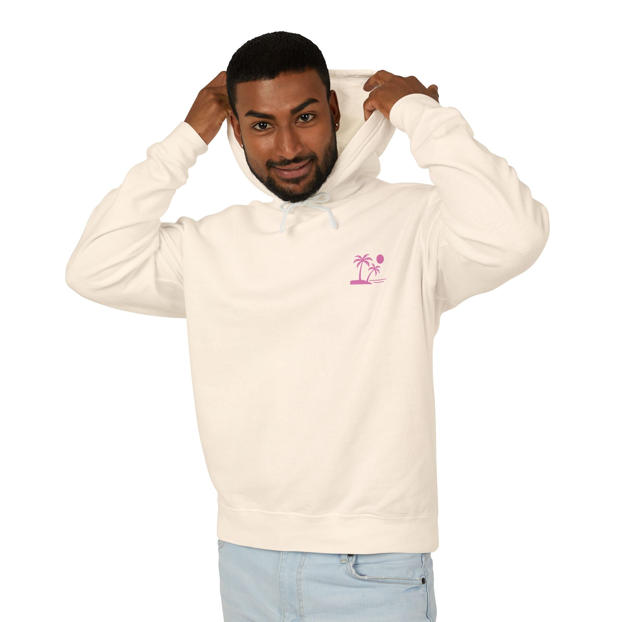 Tropic Beach 'Seas the Day' Hoodie - Hot Summer Pink