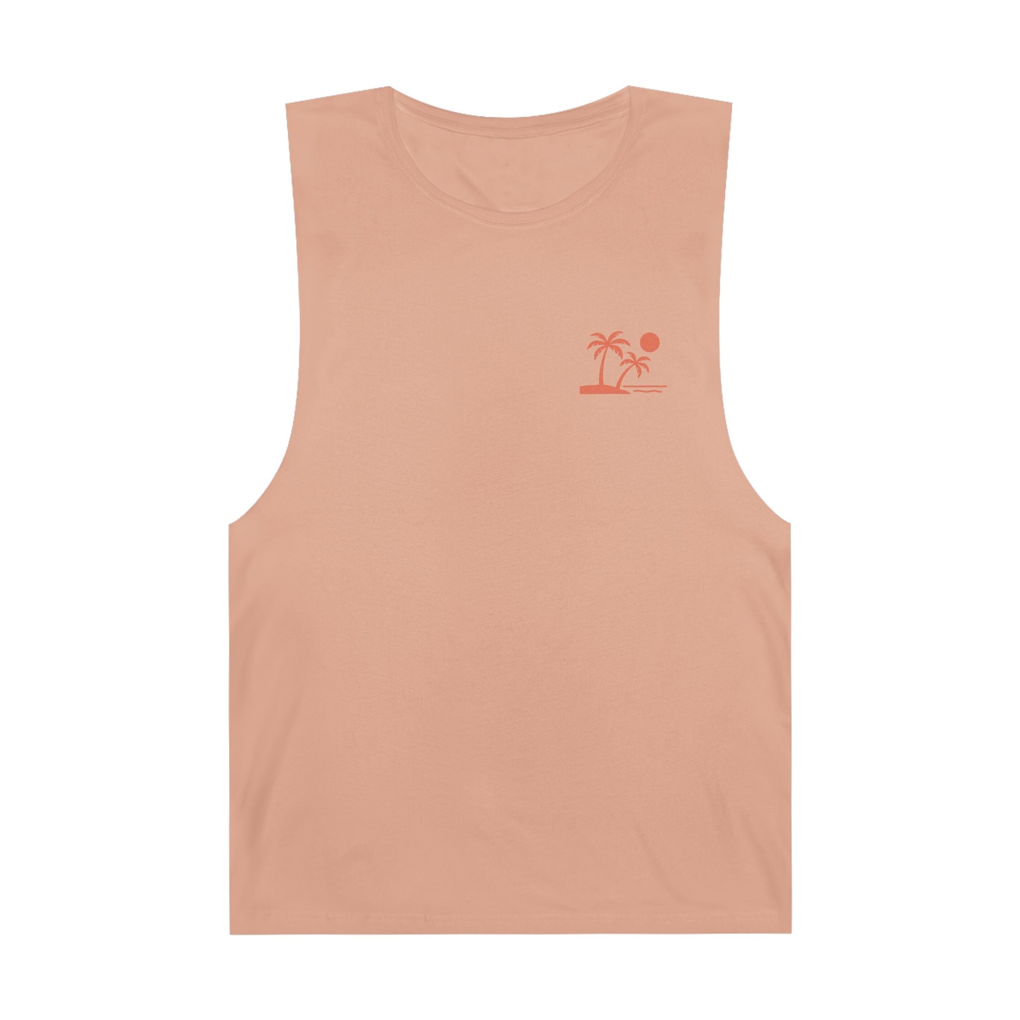 Tropic Beach 'Seas the Day' Chill Tank - Sunset Orange