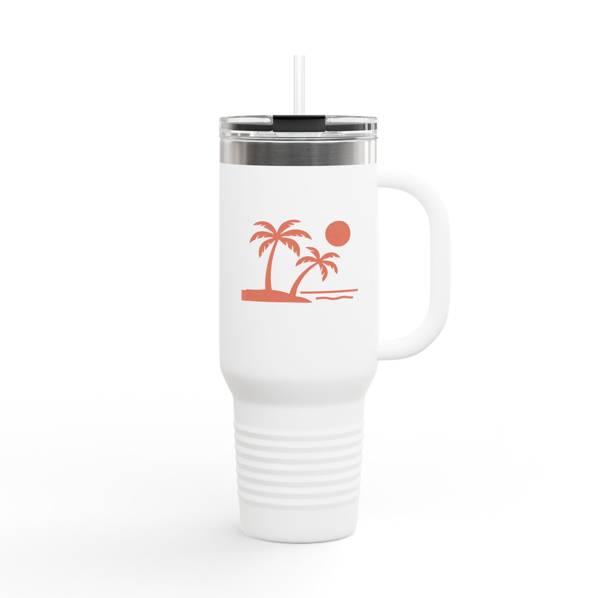 Tropic Beach Tumbler - Sunset Orange