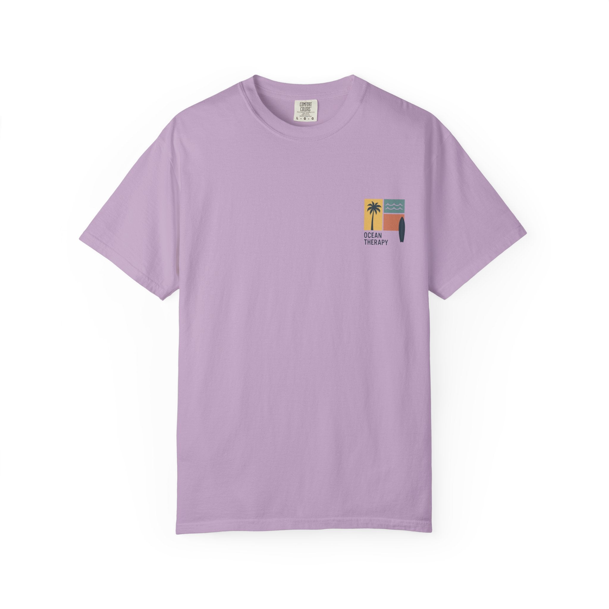 Ocean Therapy Relaxed Tee - Beach Block Golden Hour