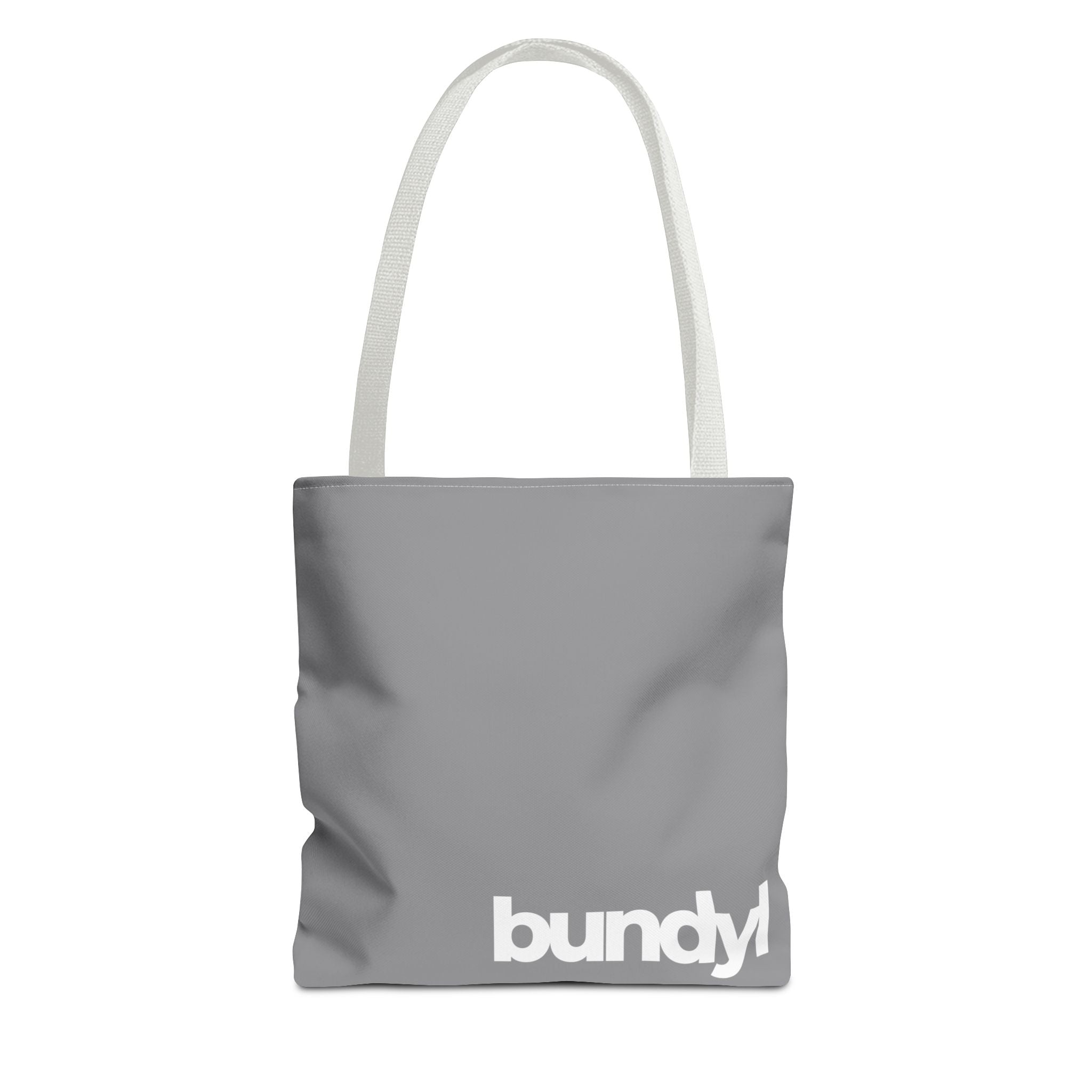 bundyl Logo Everyday Canvas Tote Bag - 13x13 in Grey
