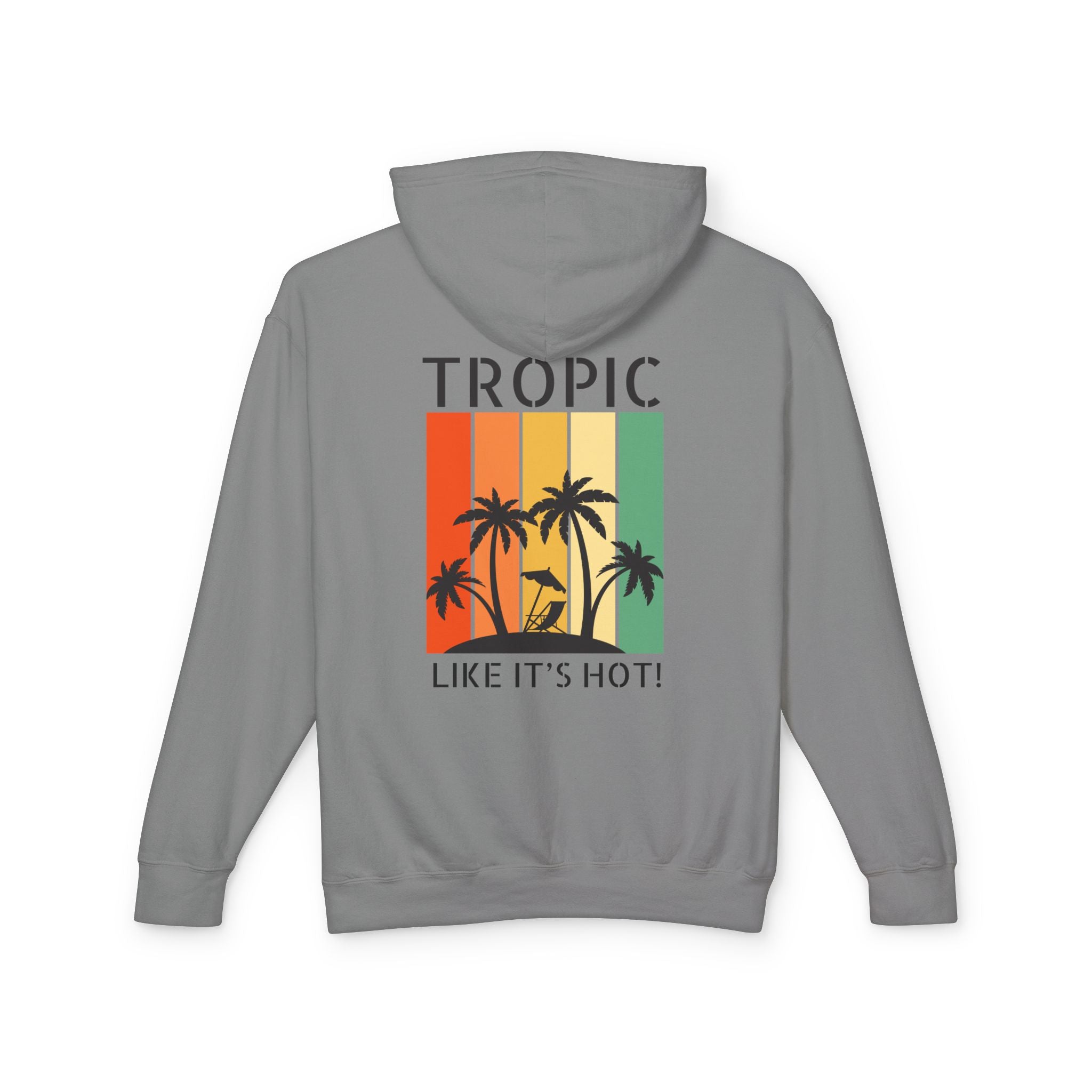 Tropic Panels Hoodie - Rainbow Sunset