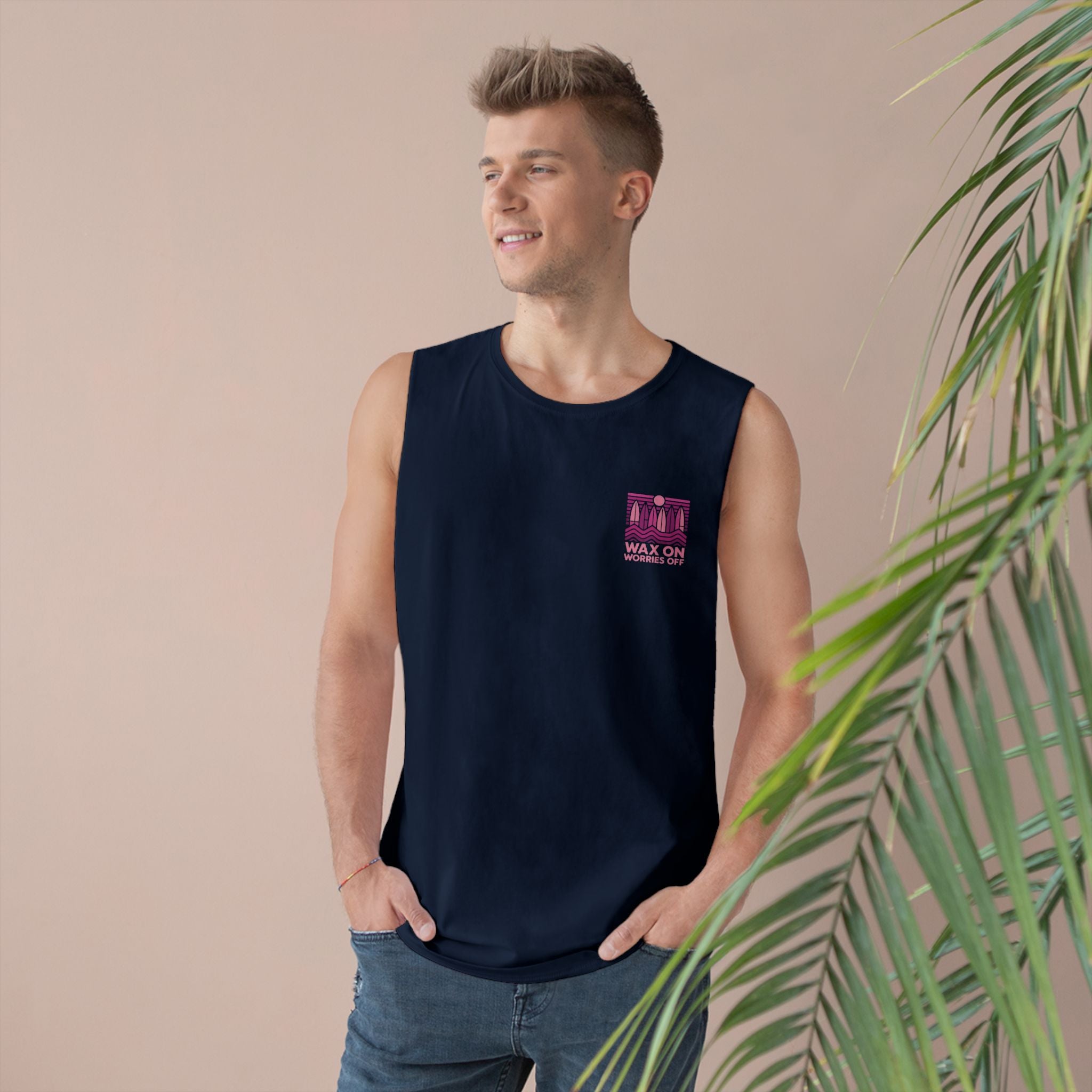 Boards Up 'Wax On' Chill Tank - Hot Summer Pink