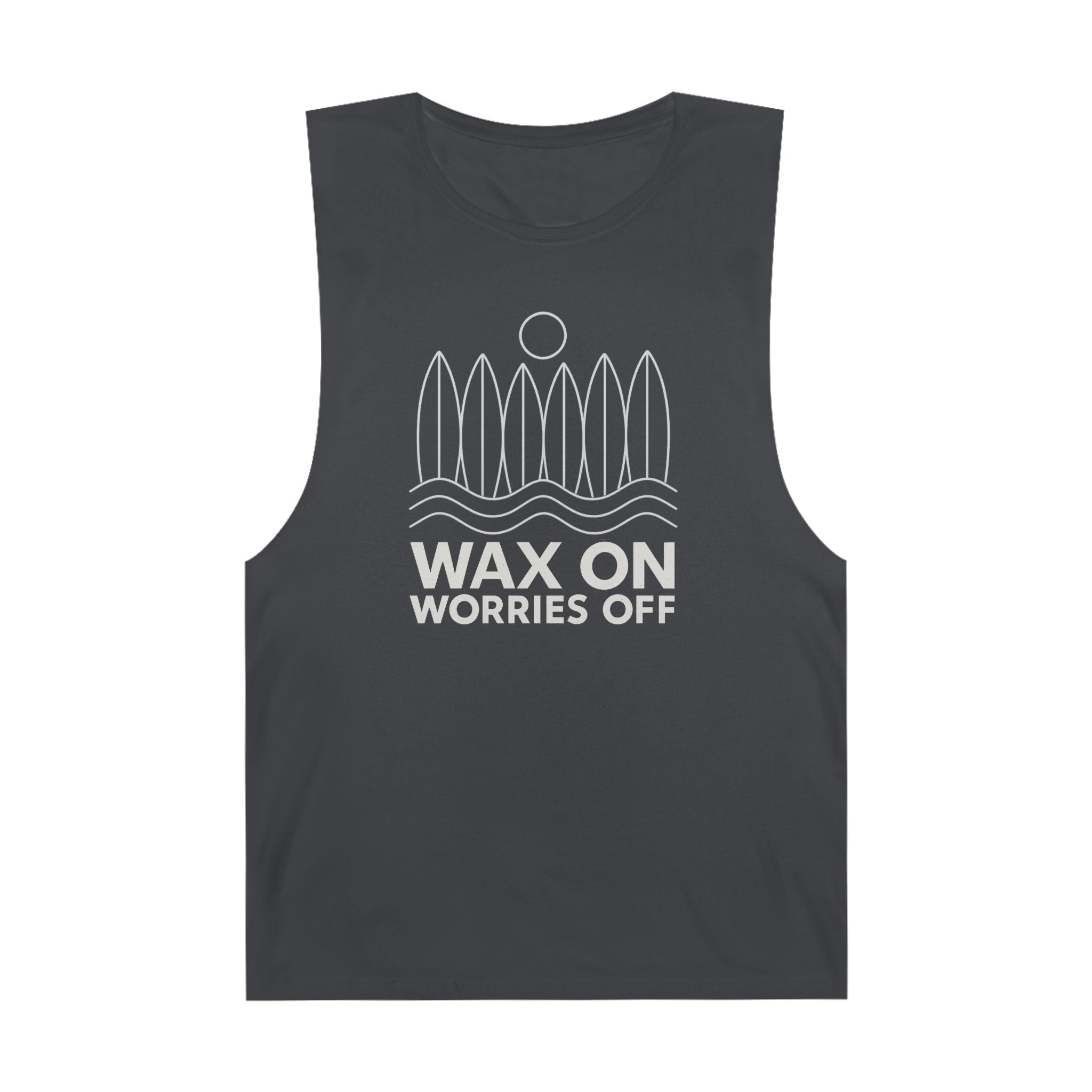 Boards Up 'Wax On' Chill Tank - White Outline