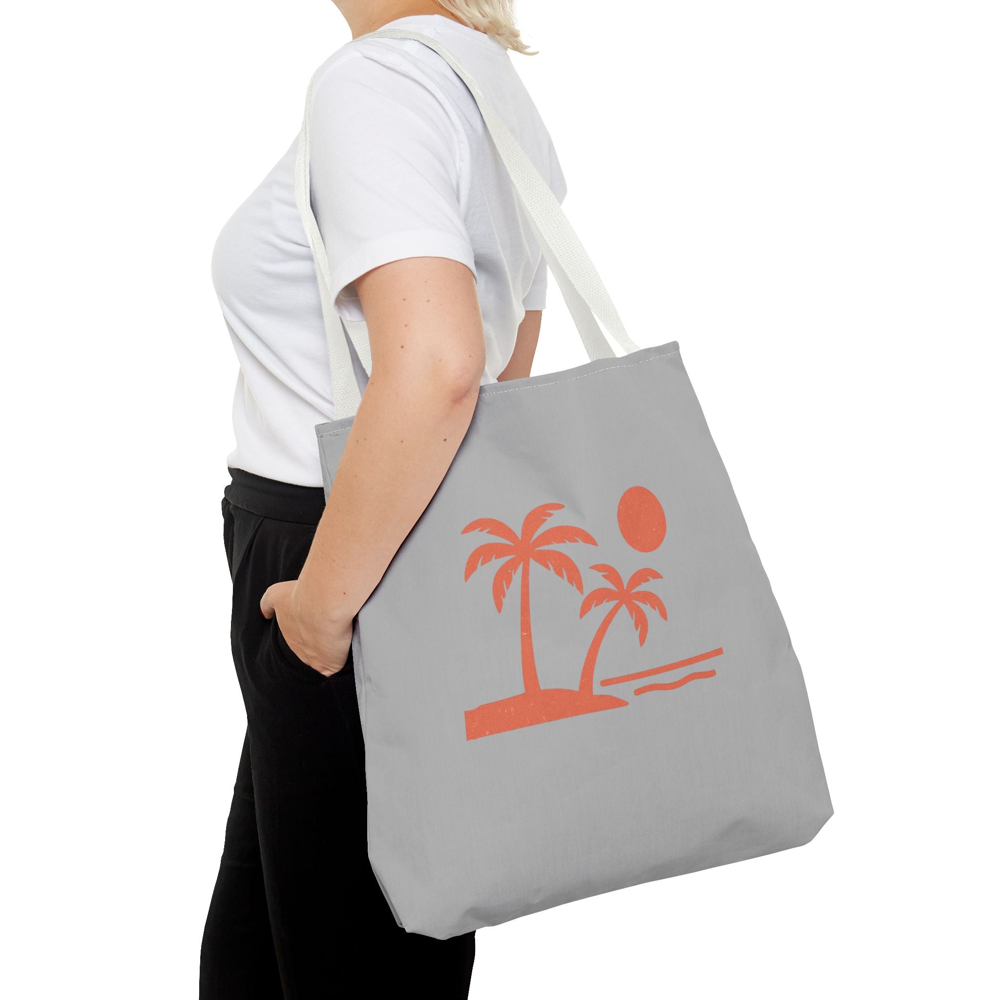 Tropical Sunset Tote Bag - Beach Vibes for Summer Adventures