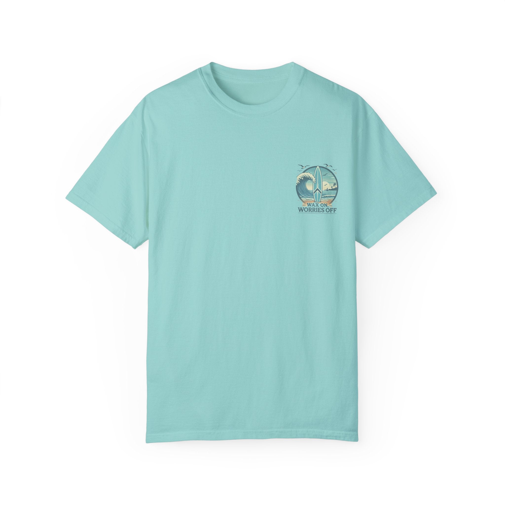 Wave Crest 'Wax On' Relaxed Tee - Acapulco Green