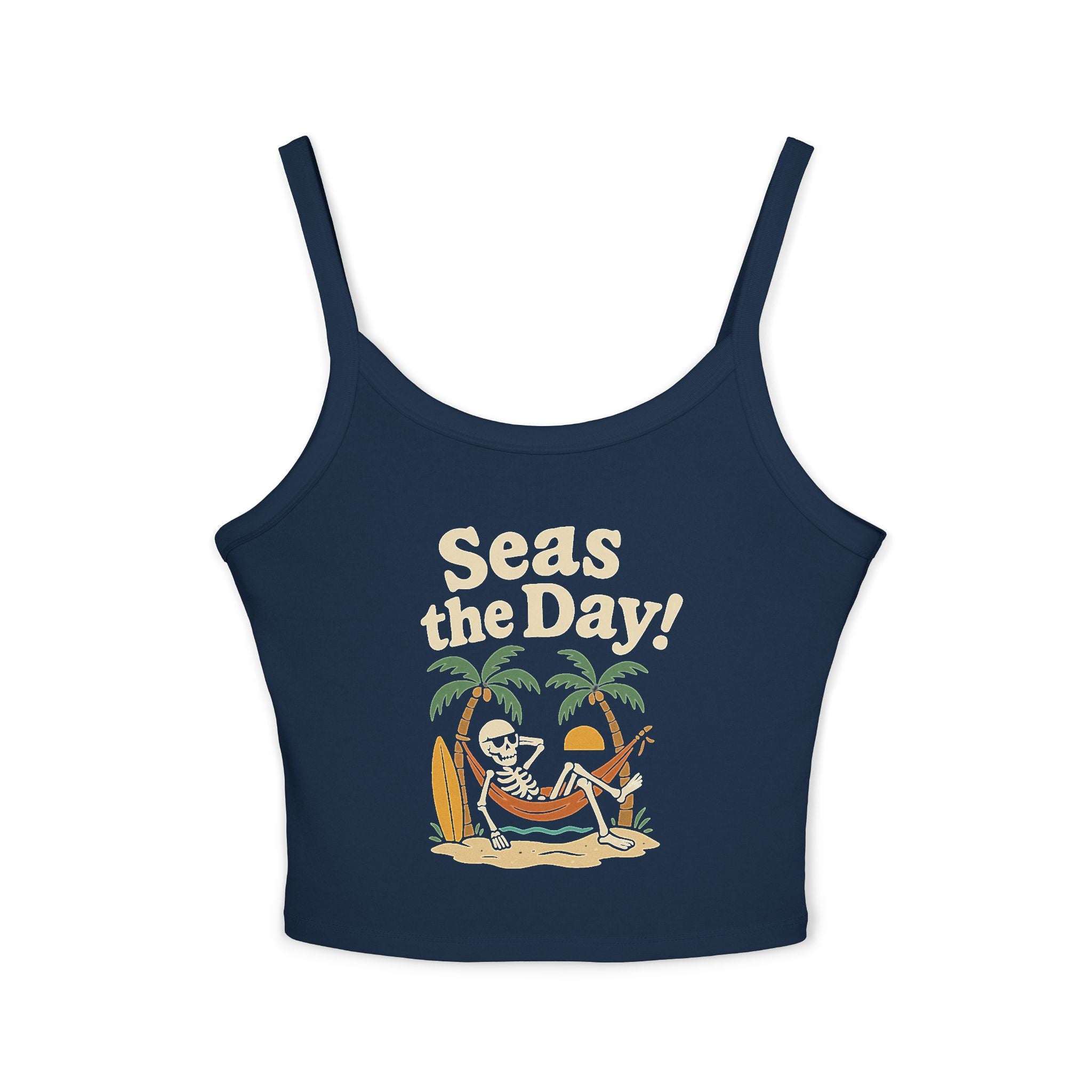 Skully 'Seas the Day' Spaghetti Strap Tank