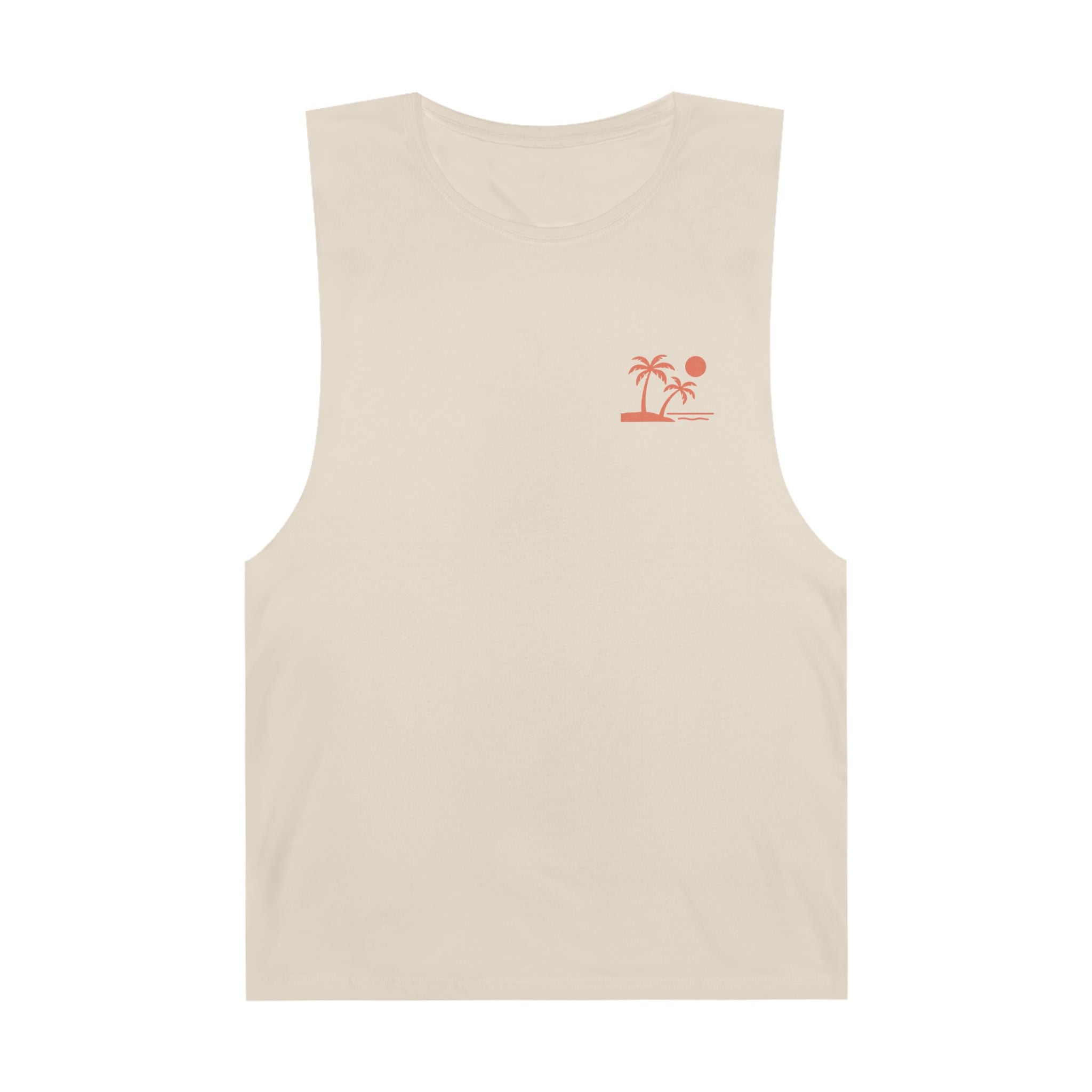 Tropic Beach 'Seas the Day' Chill Tank - Sunset Orange