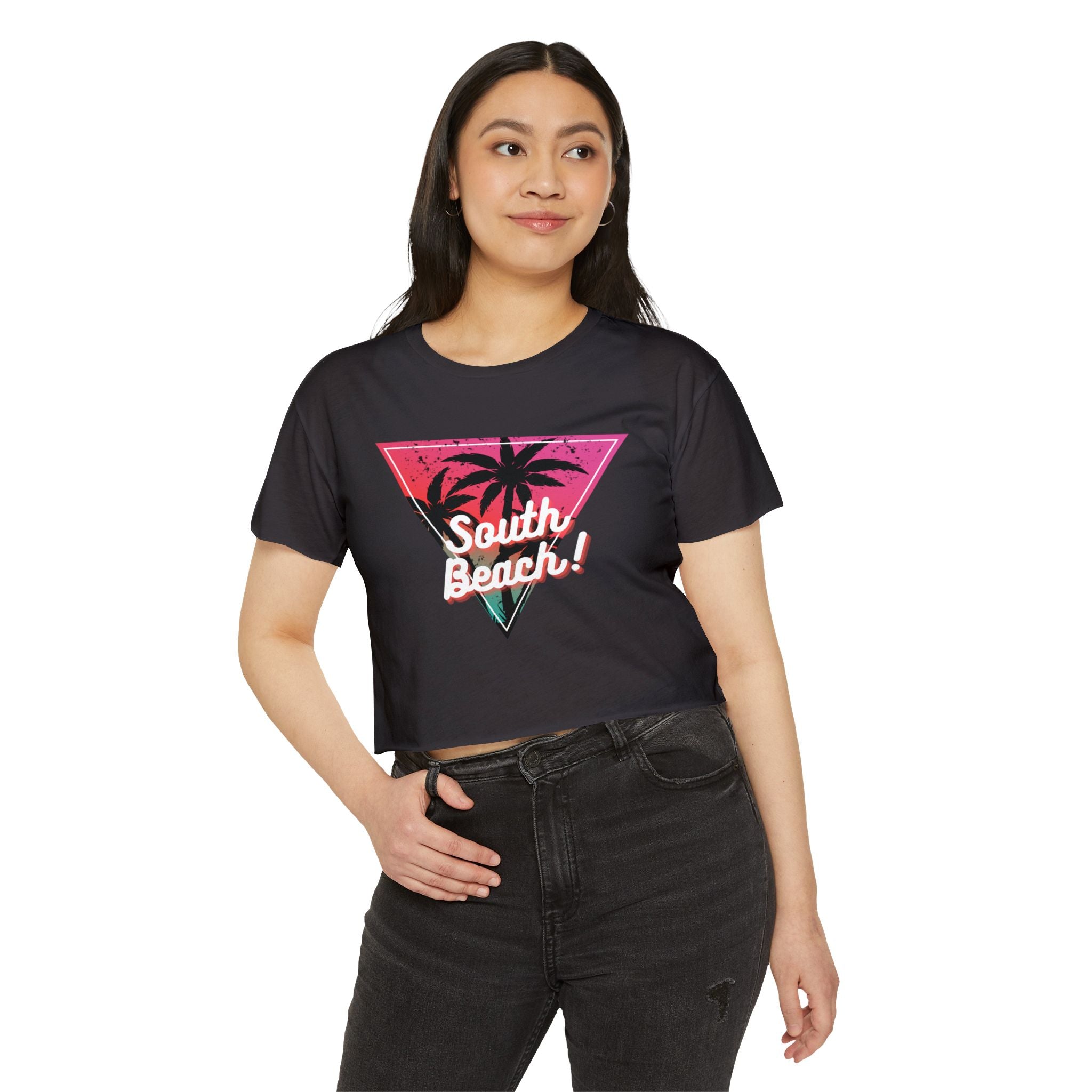 Watermelon Paradise 'South Beach' Festival Crop Top