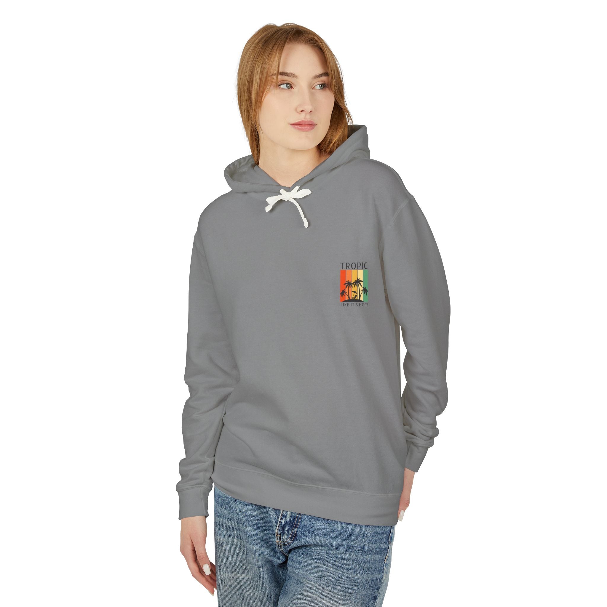 Tropic Panels Hoodie - Rainbow Sunset