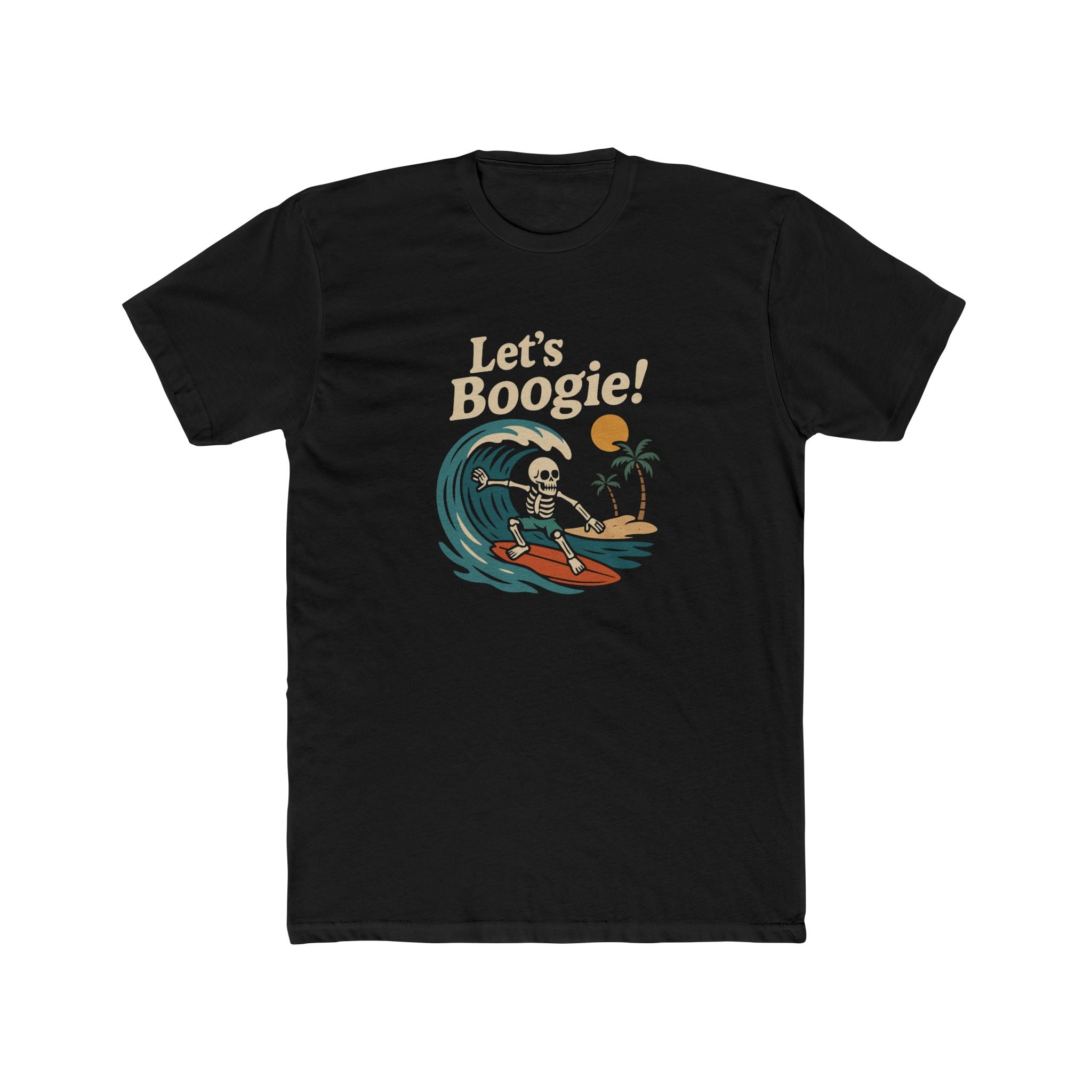 Skully 'Let's Boogie' Fitted Tee
