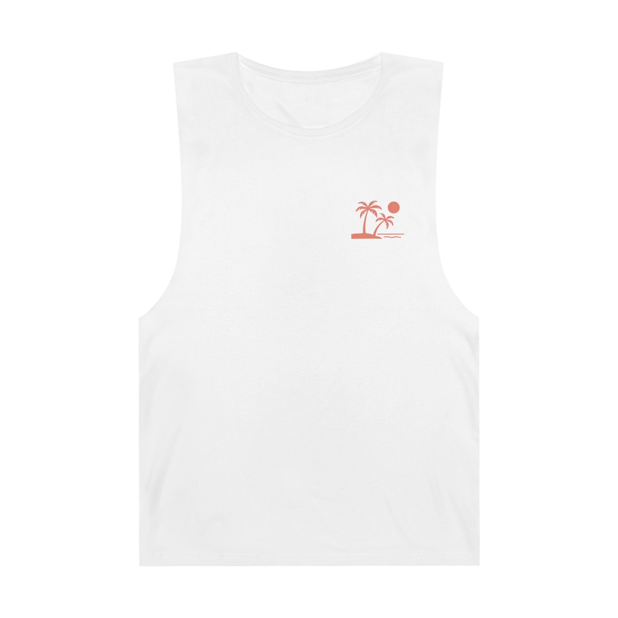 Tropic Beach 'Seas the Day' Chill Tank - Sunset Orange