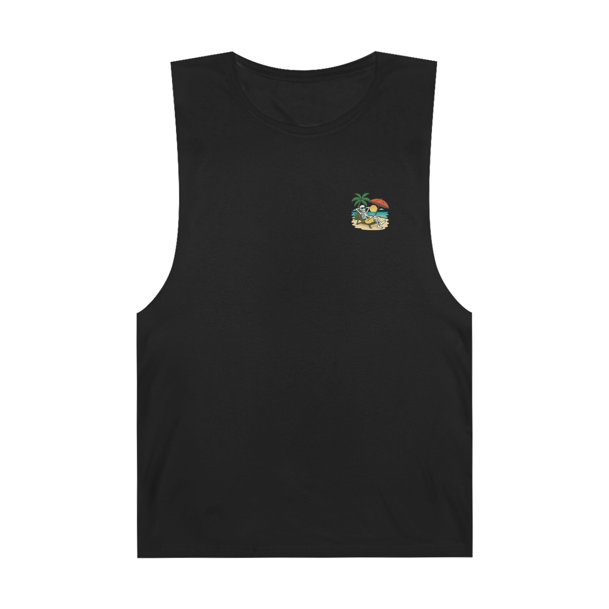 Skully 'Resting Beach Face' Chill Tank