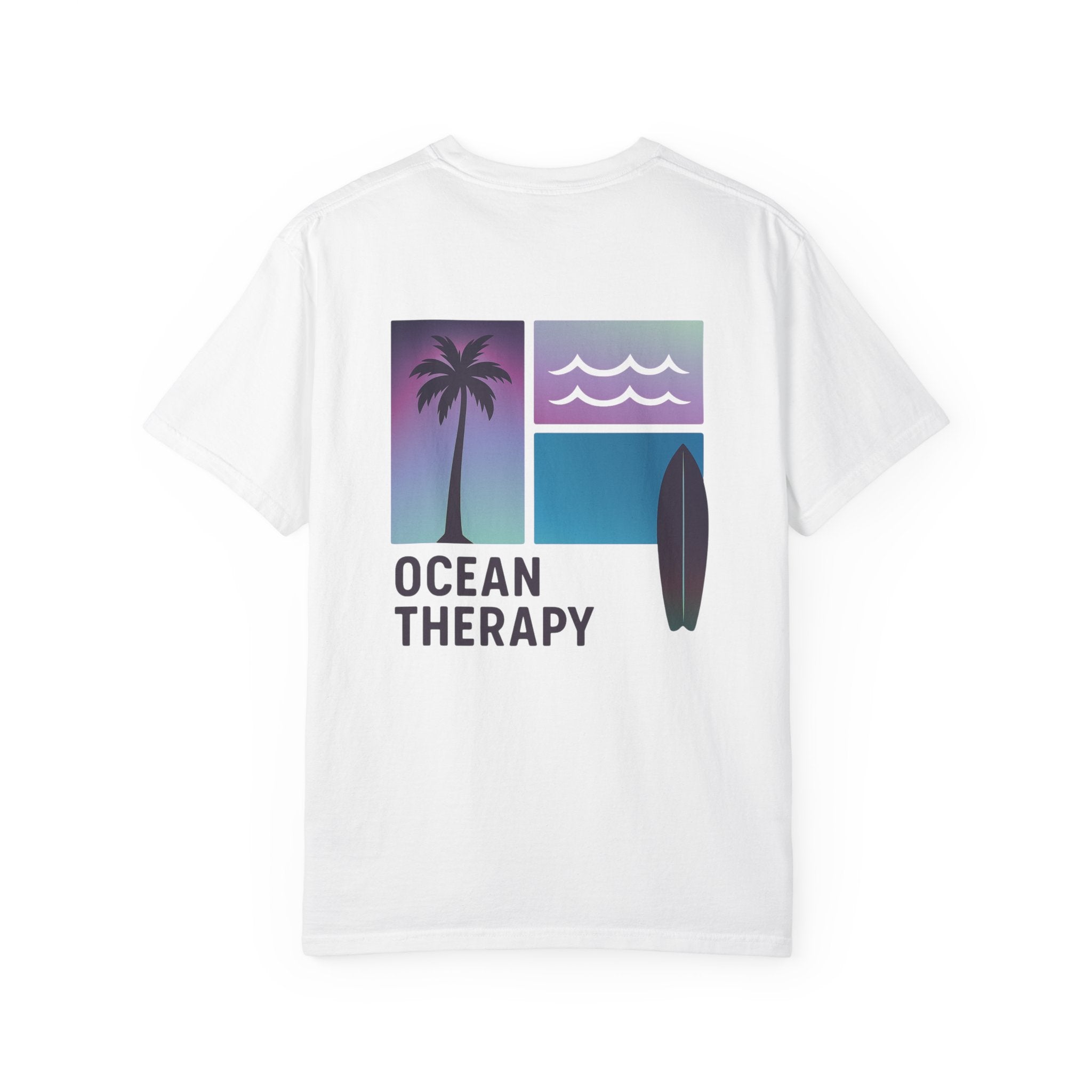 Ocean Therapy Relaxed Tee - Beach Block Purple