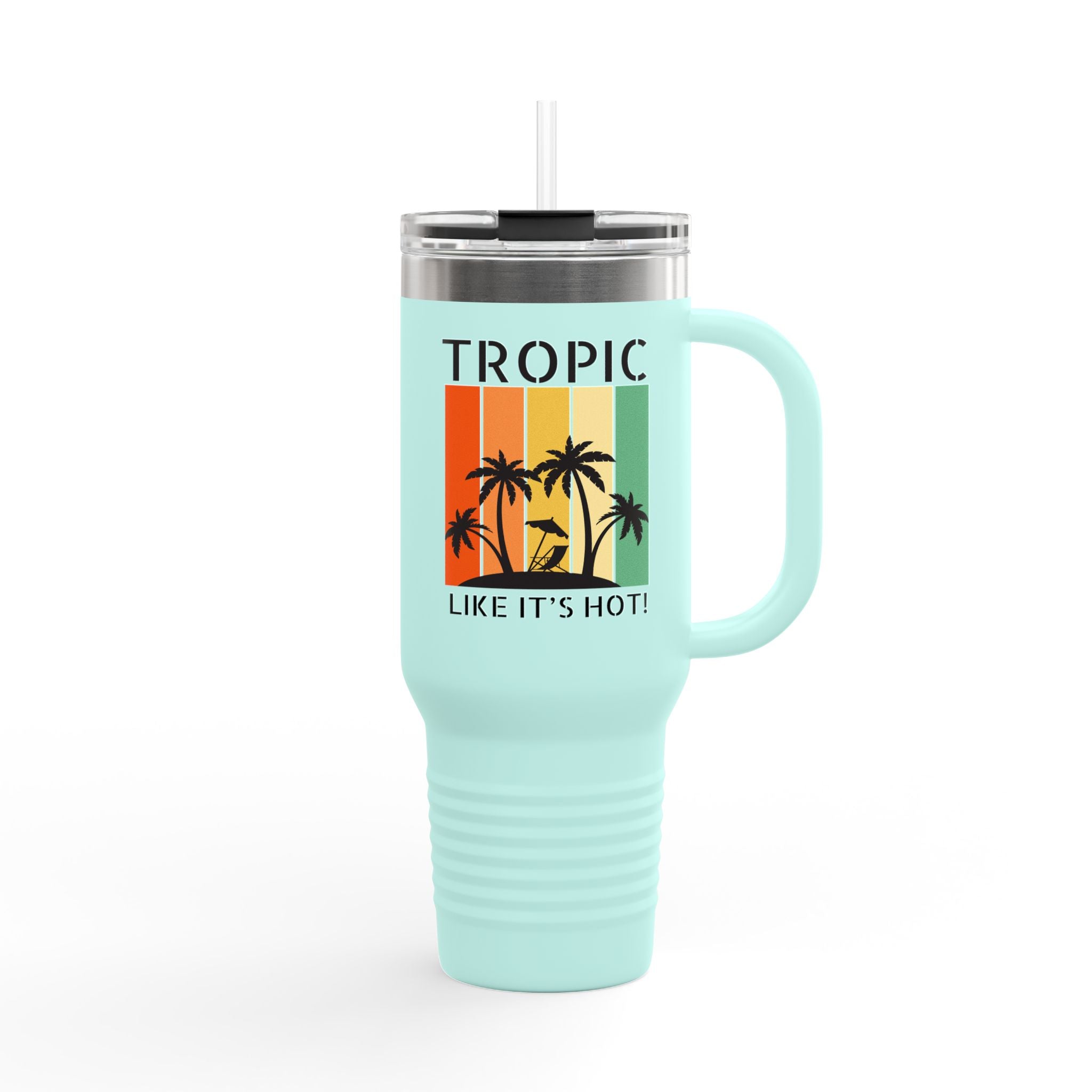 Tropic Panels Tumbler - Rainbow Sunset