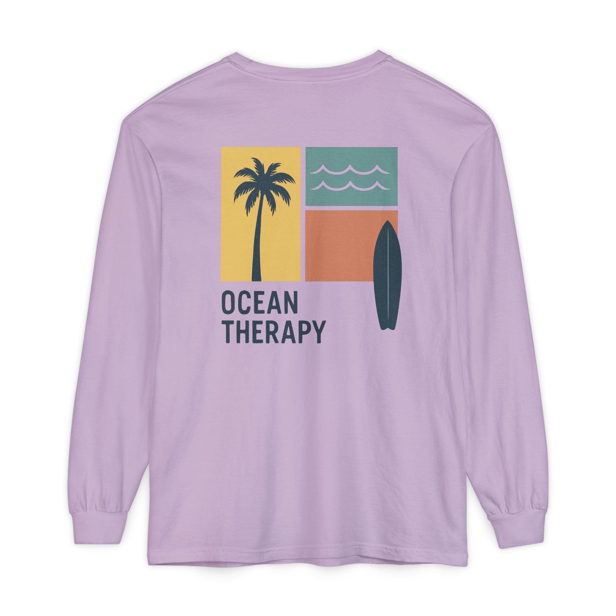 Ocean Therapy Long Sleeve Tee - Beach Block Golden Hour
