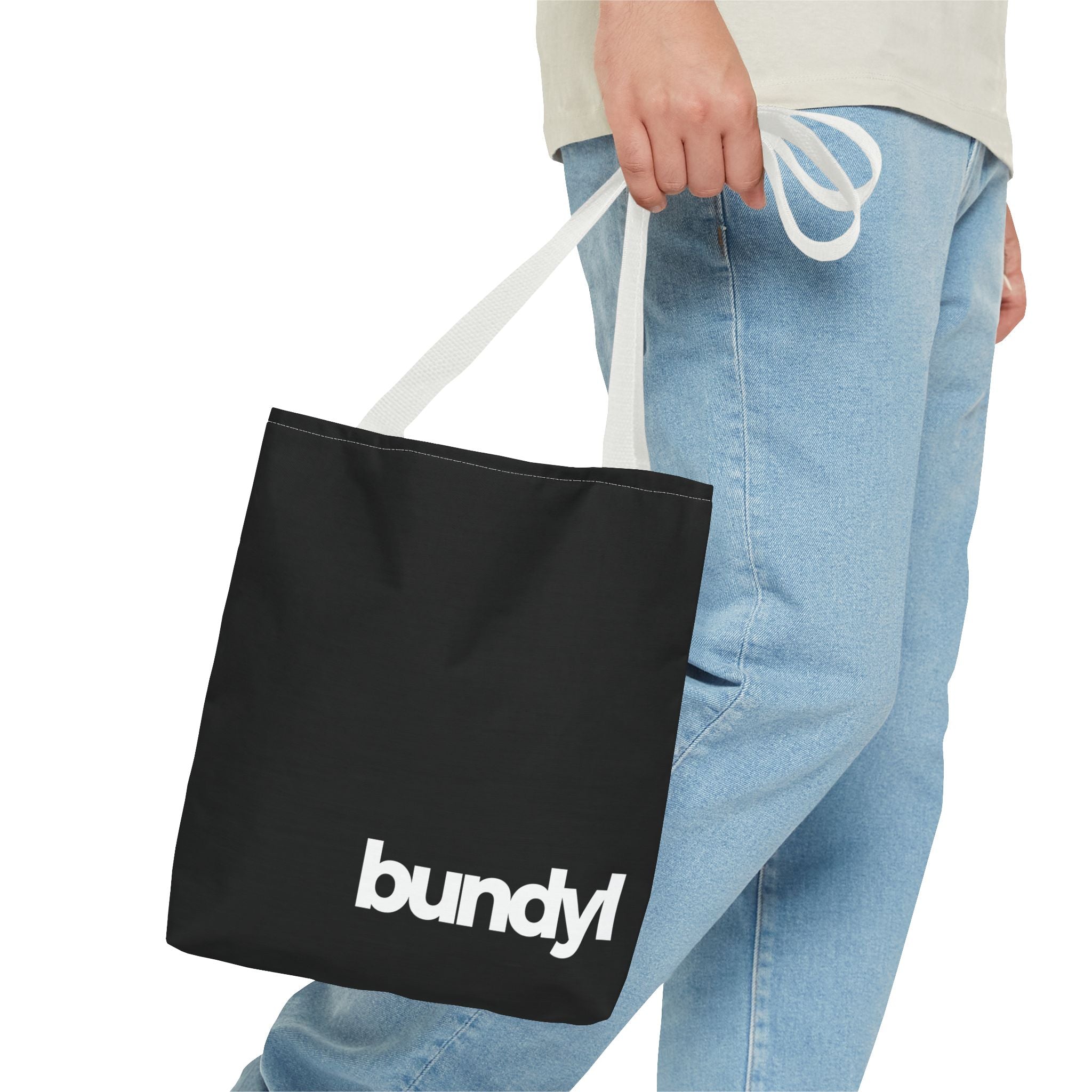 bundyl Logo Everyday Canvas Tote - 13x13 in Black