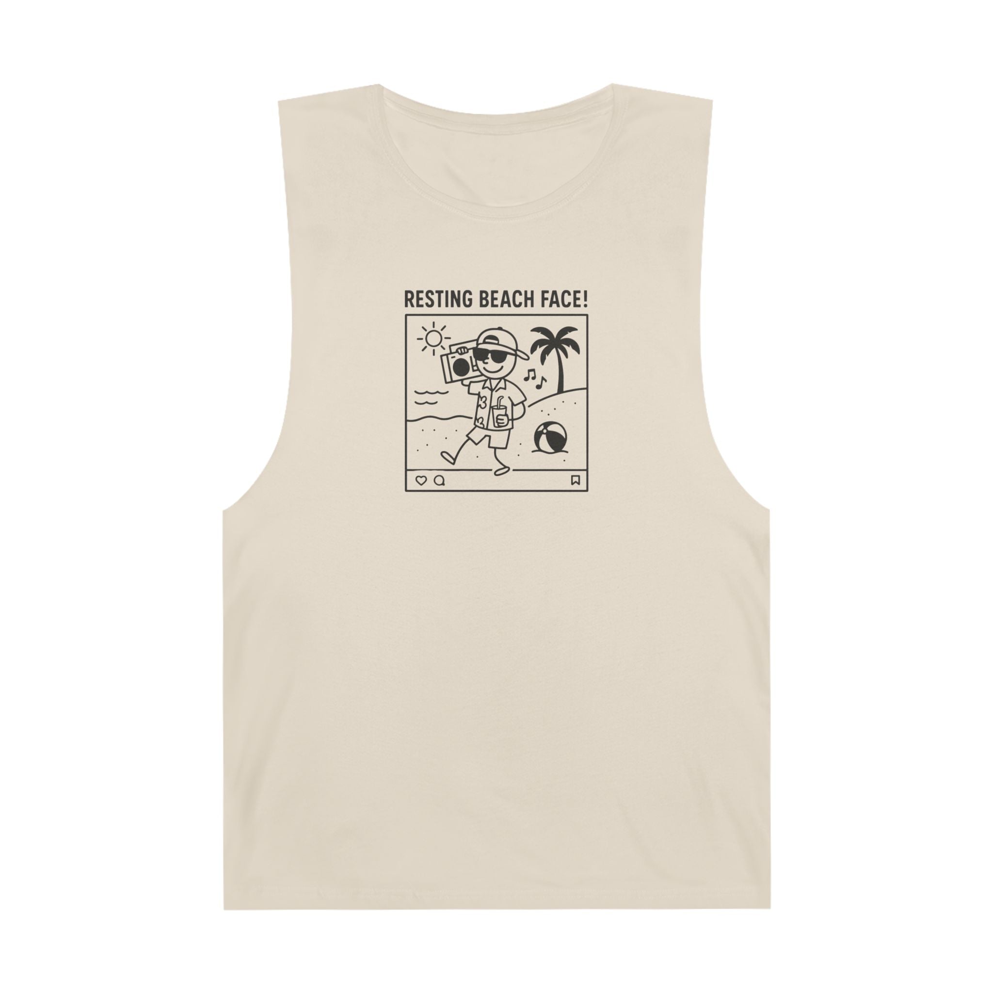 Resting Beach Face! Chill Tank - Boombox