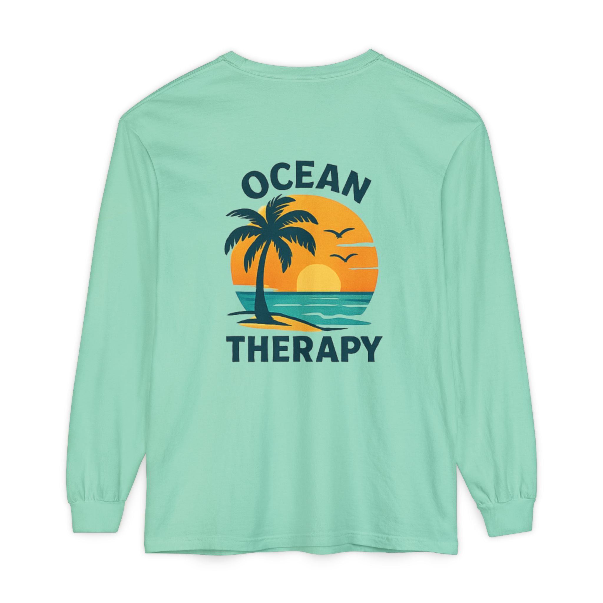 Ocean Therapy Long Sleeve Tee - Sand & Sea