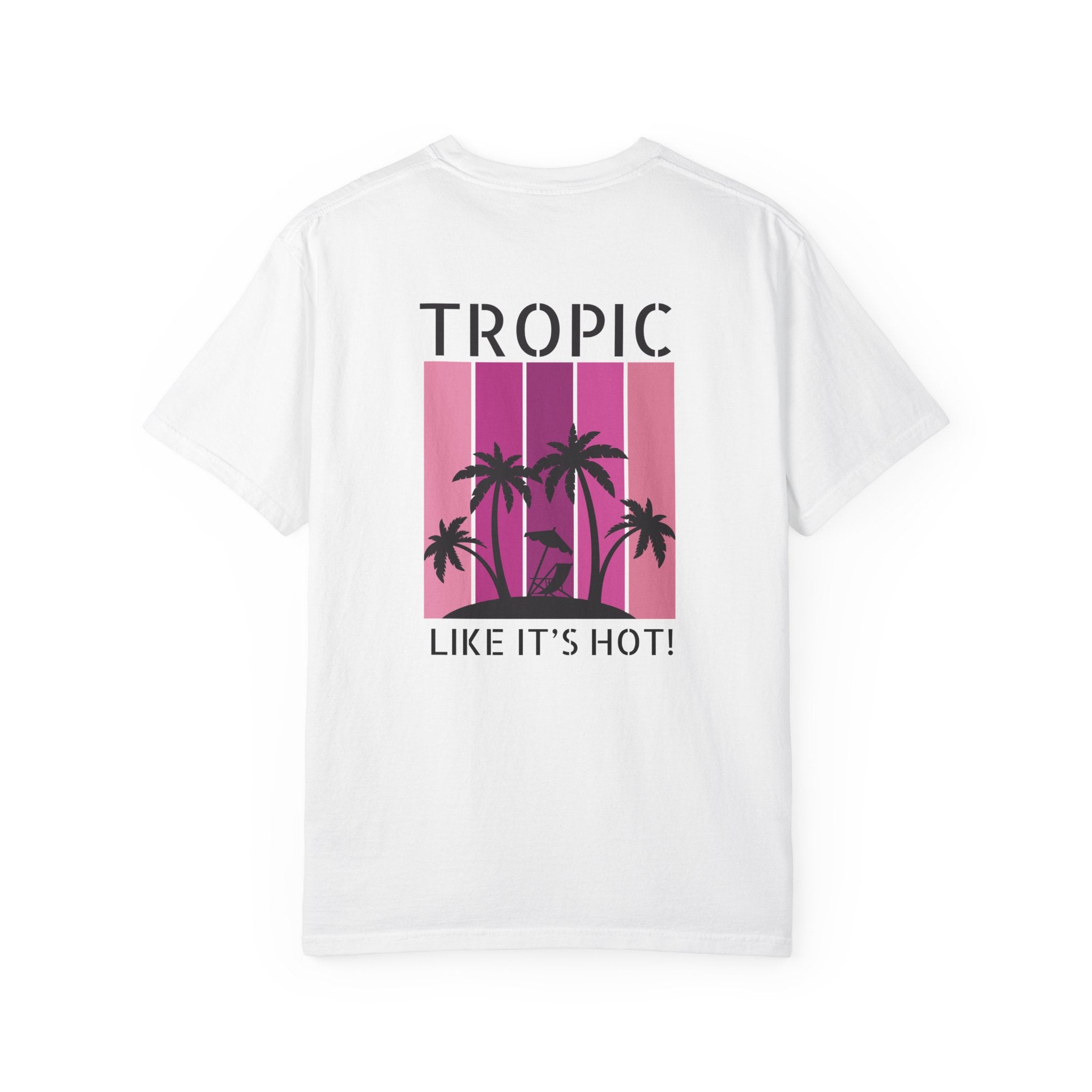 Tropic Panels Relaxed Tee - Hot Summer Pink