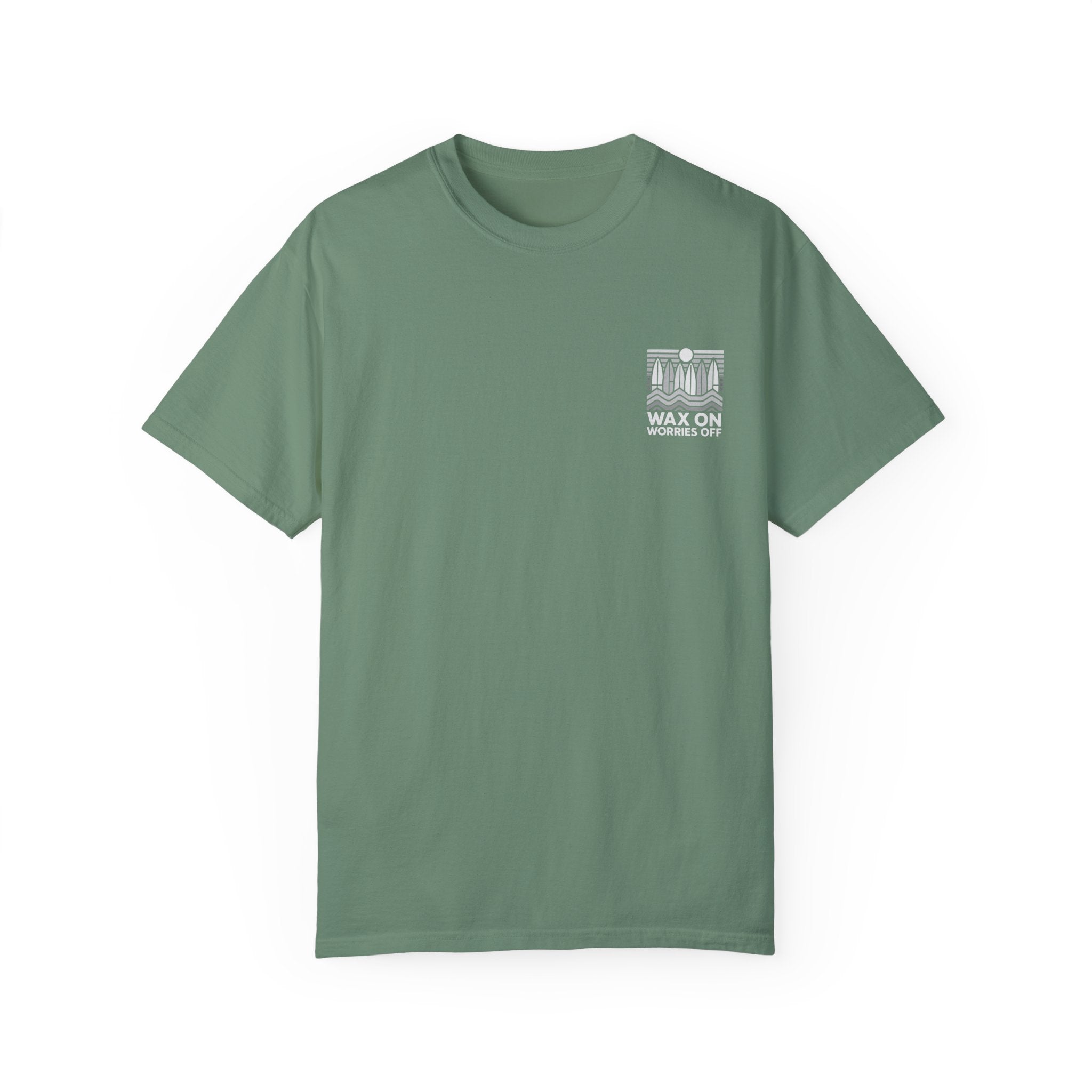 Boards Up 'Wax On' Relaxed Tee - Wave White