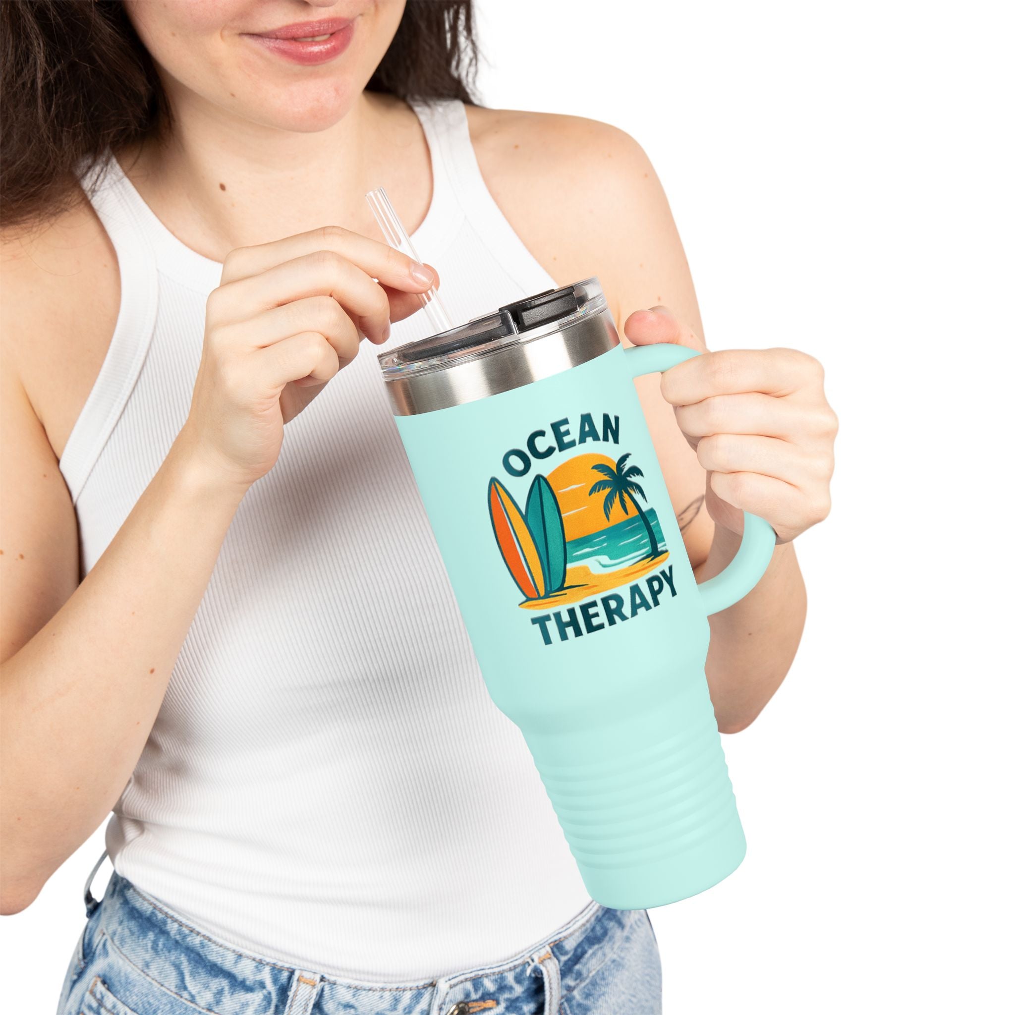 Ocean Therapy Tumbler - Boards Up