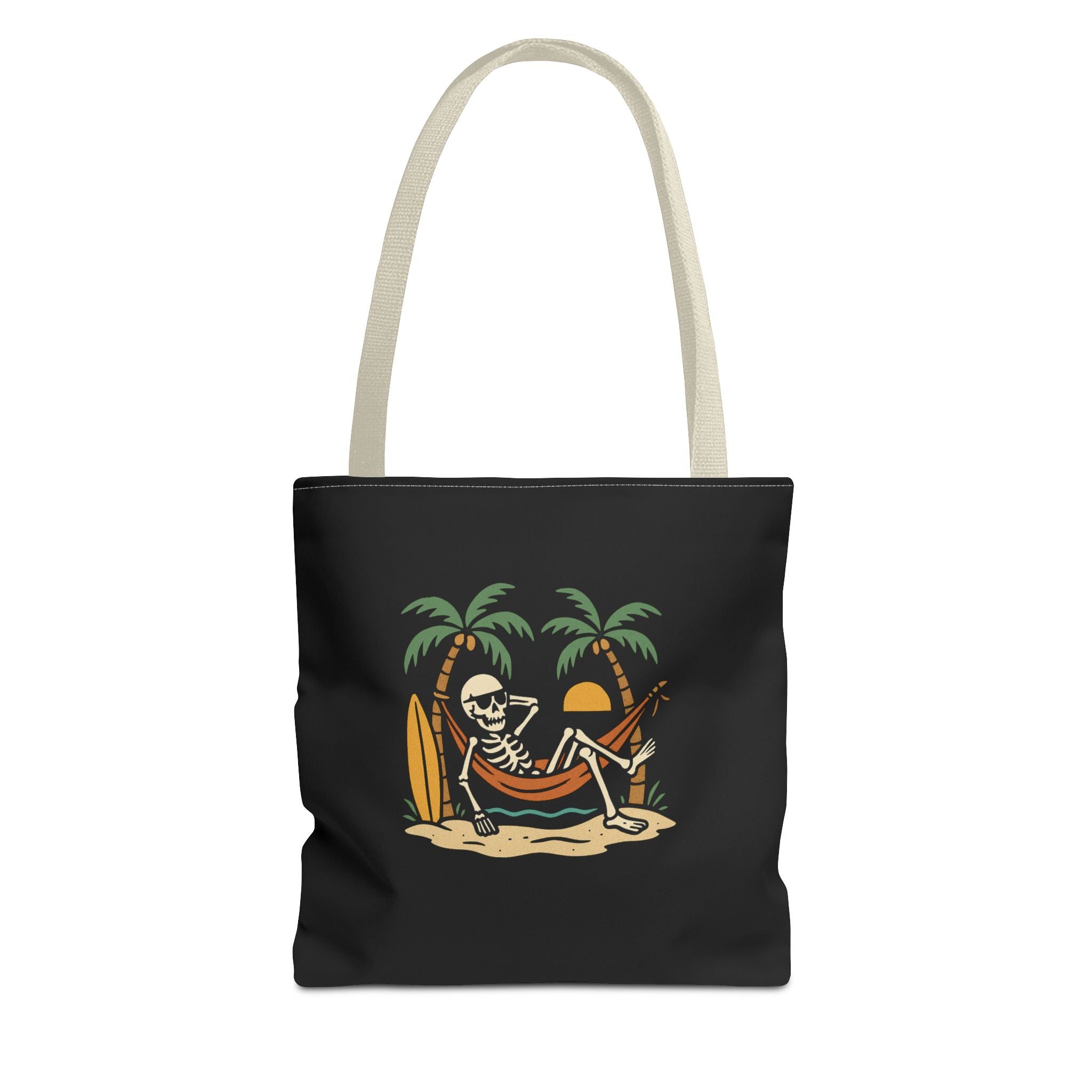 Skully in a Hammock Everyday Canvas Tote Bag - 13x13