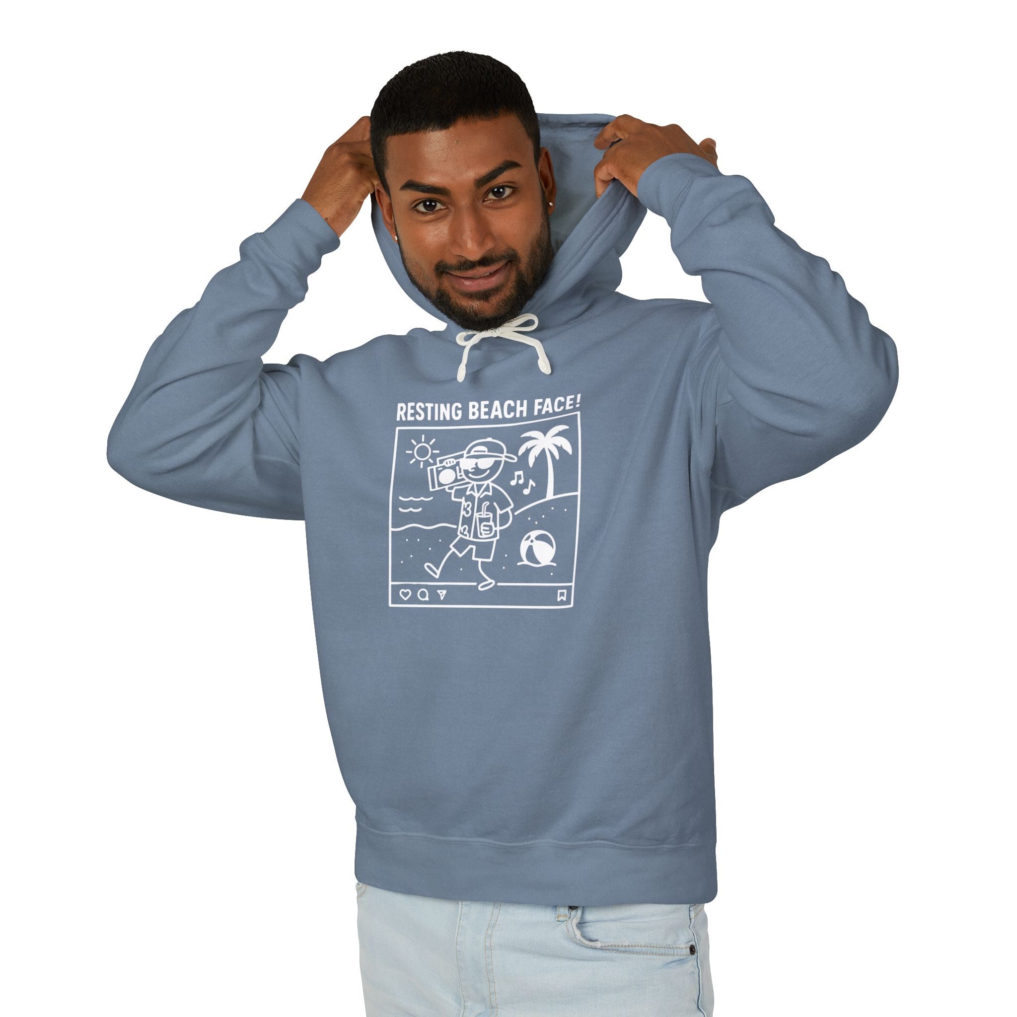 Resting Beach Face! Hoodie - Boombox