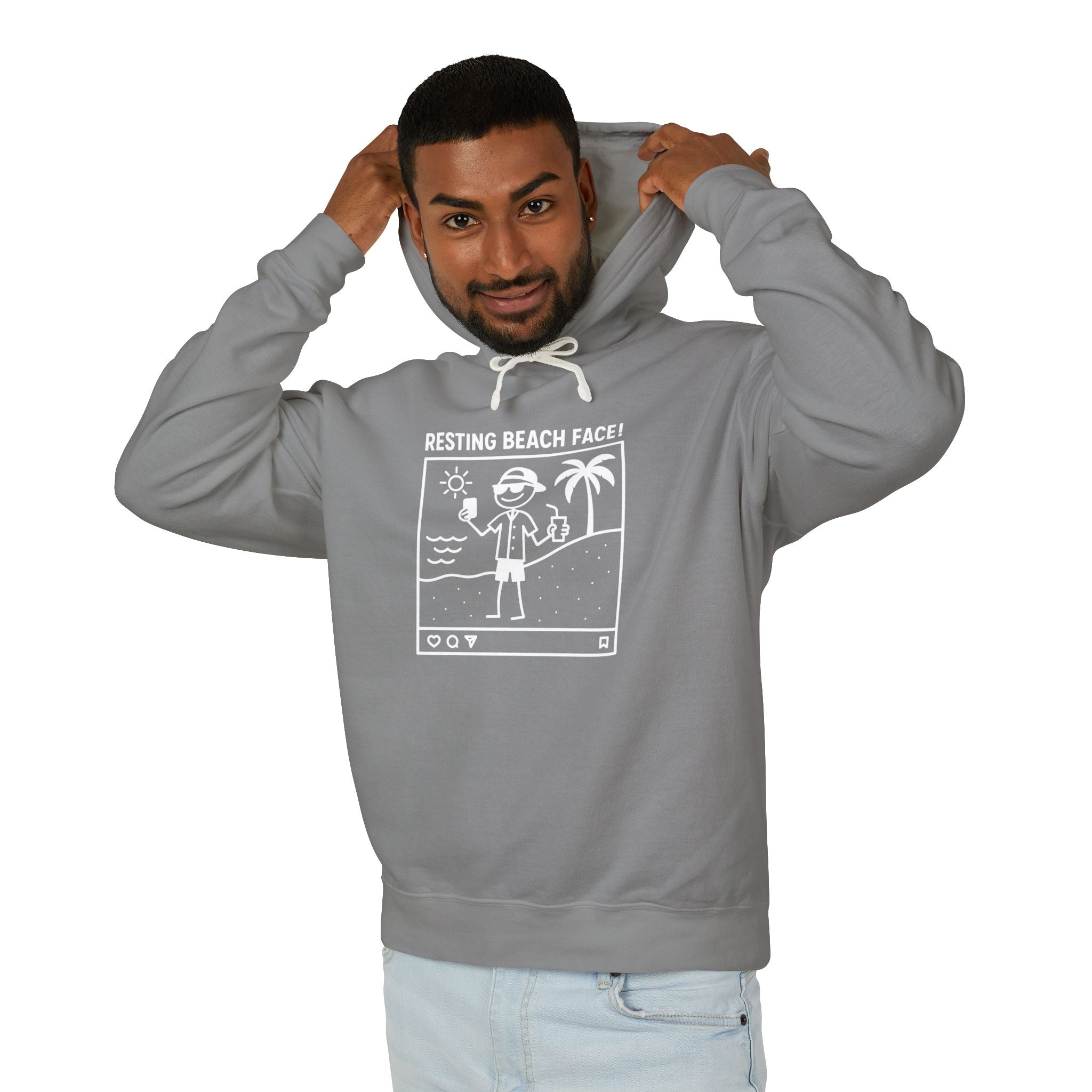 Resting Beach Face! Hoodie - Selfie Guy