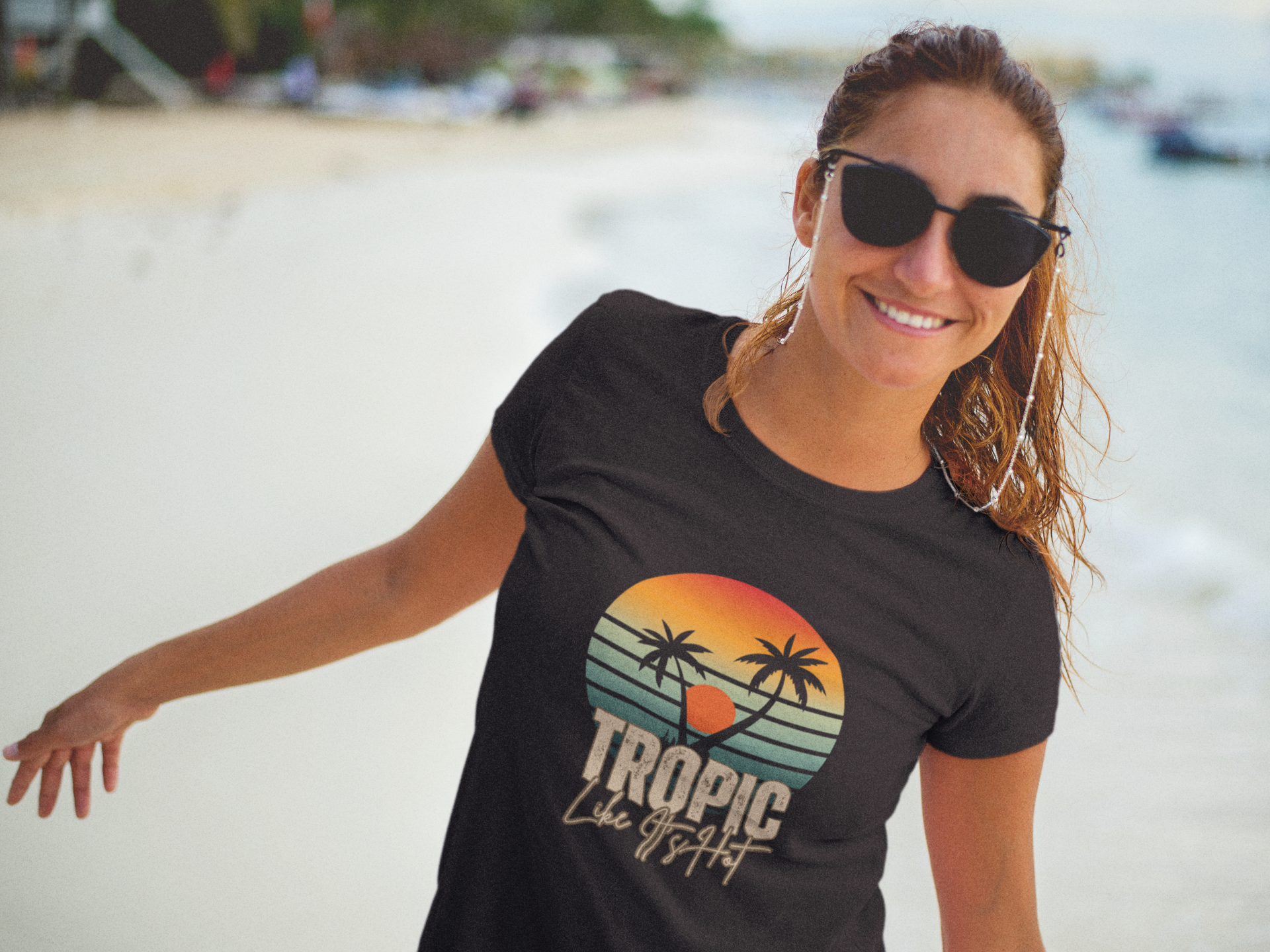 'Tropic Like It's Hot' Sunset Favorite Tee