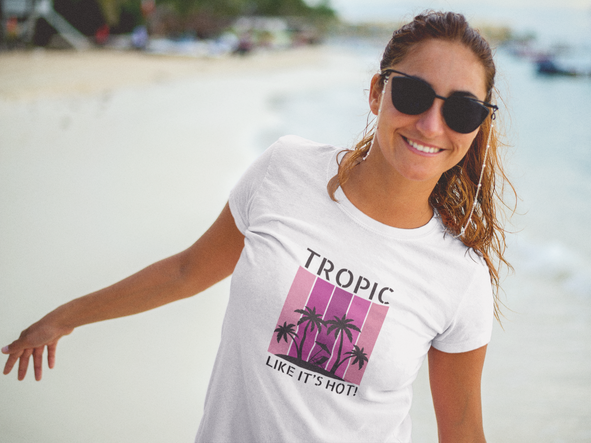 Tropic Panels Favorite Tee - Hot Summer Pink