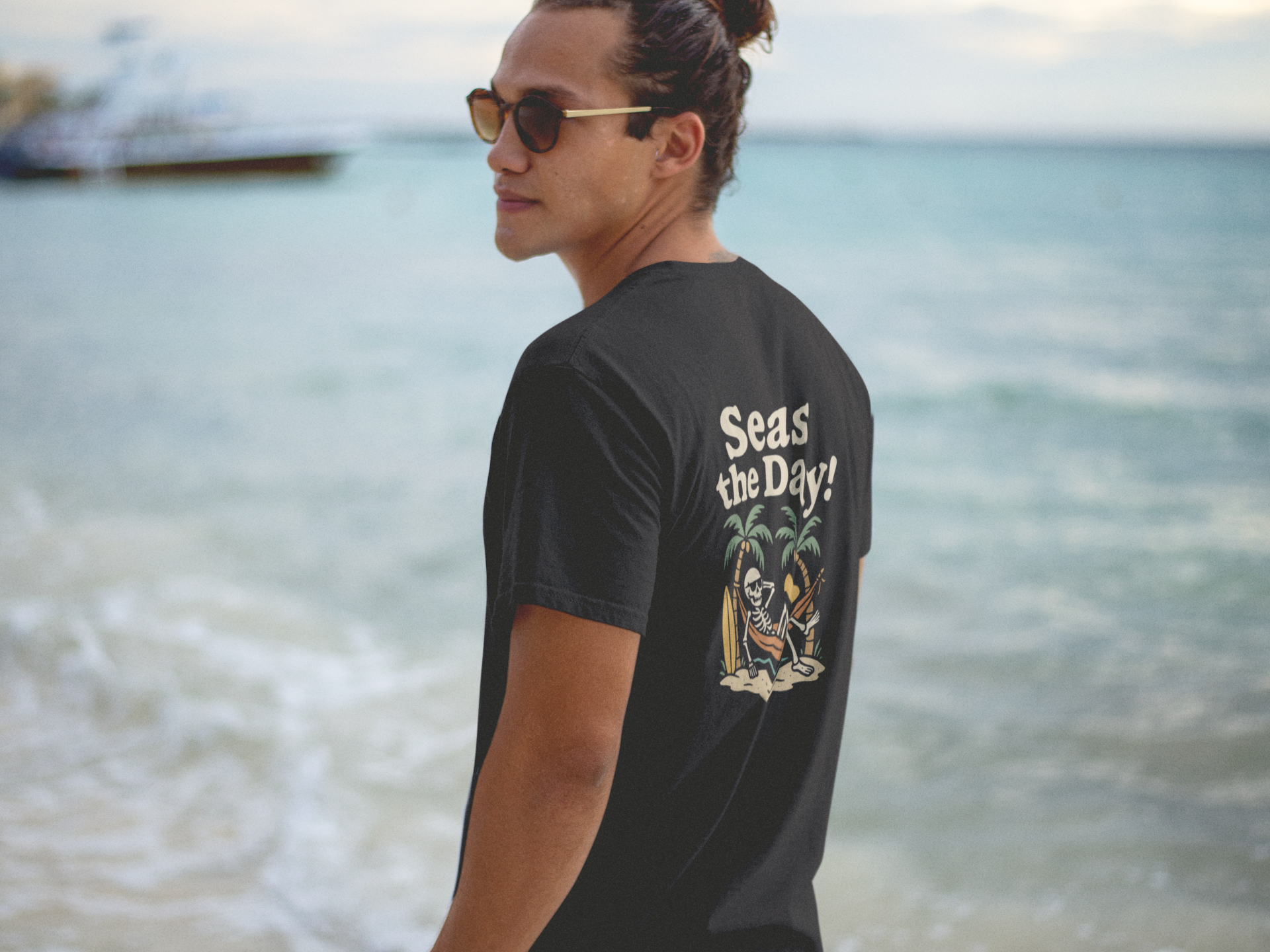 Skully 'Seas the Day' Relaxed Tee - Classic
