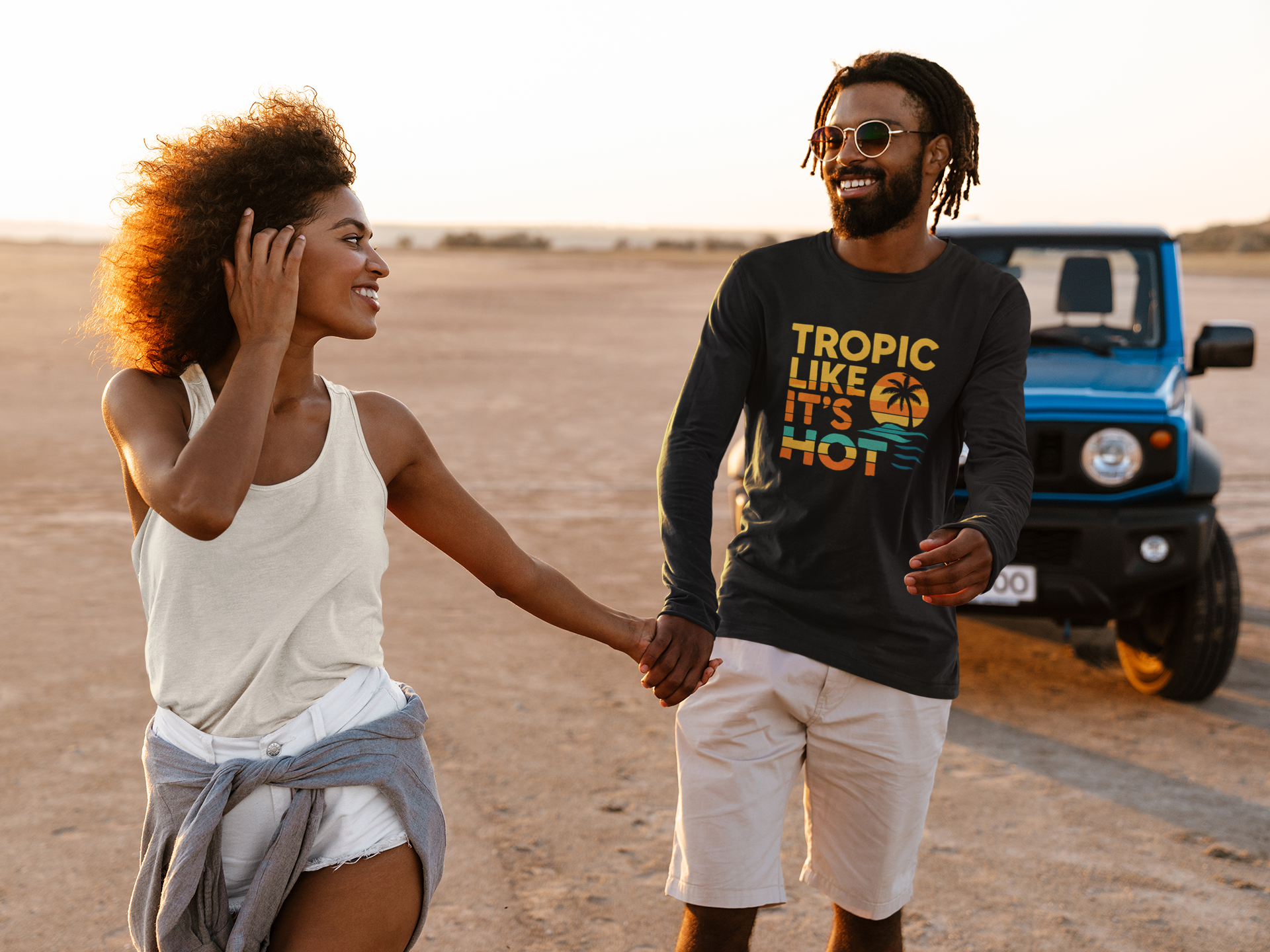 'Tropic Like It's Hot' Long Sleeve Tee