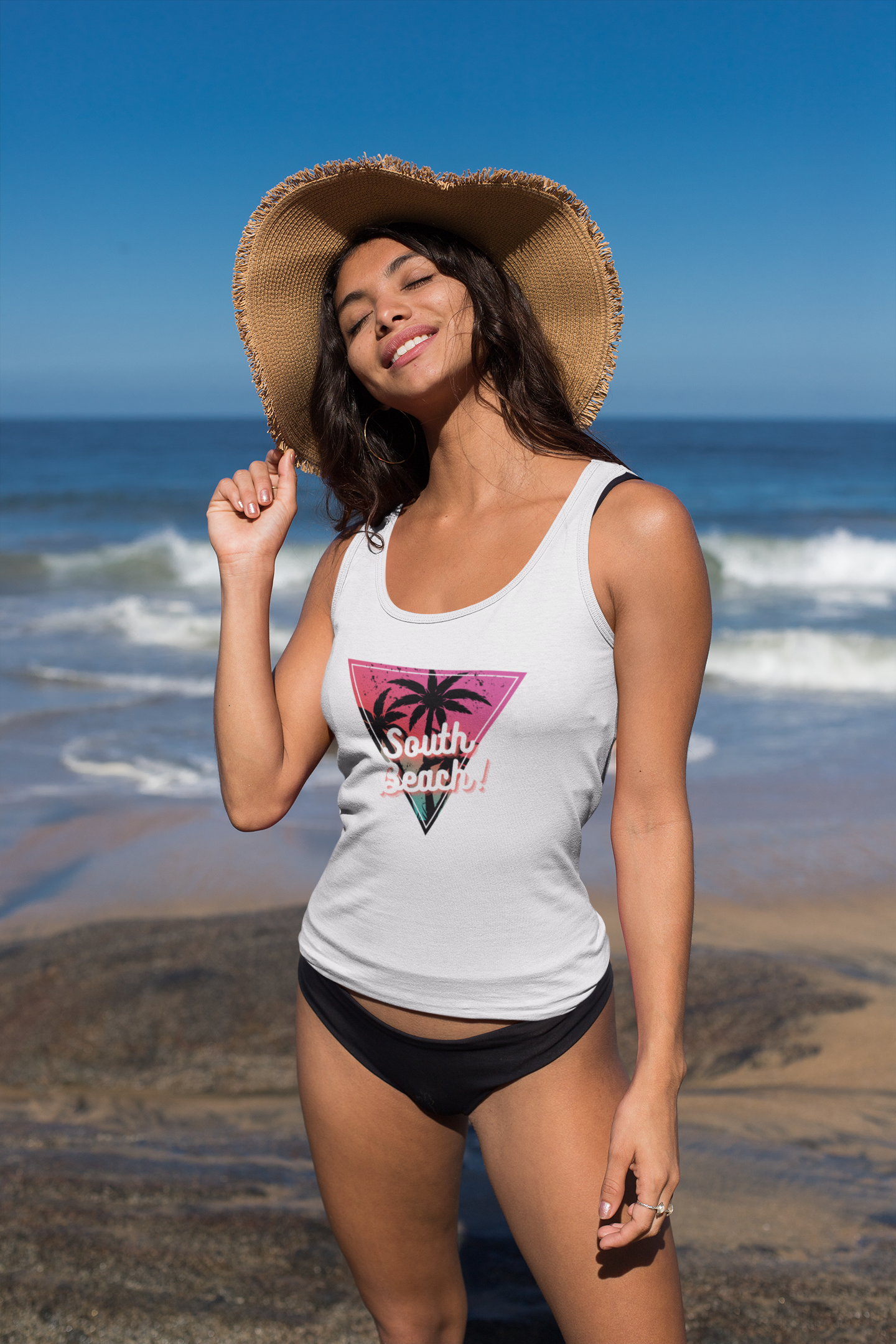 Watermelon Paradise 'South Beach' Racerback Tank