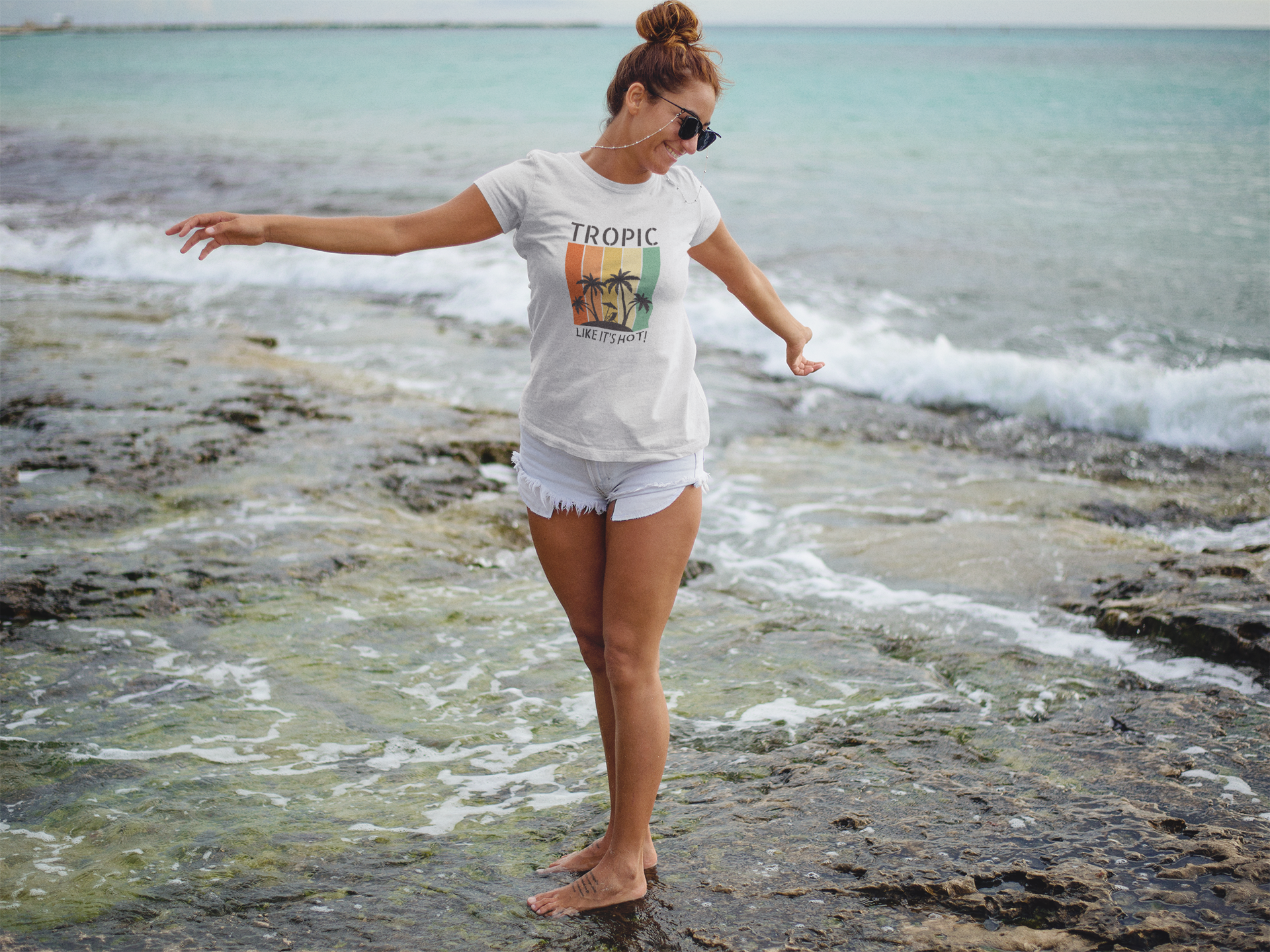 Tropic Panels Favorite Tee - Rainbow Sunset