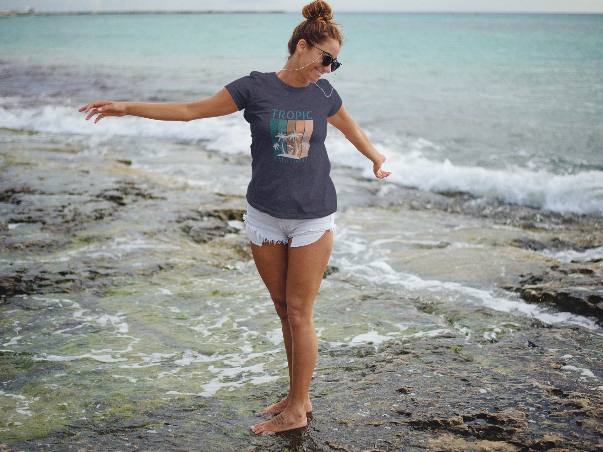 Tropic Panels Favorite Tee - Peaches & Cream